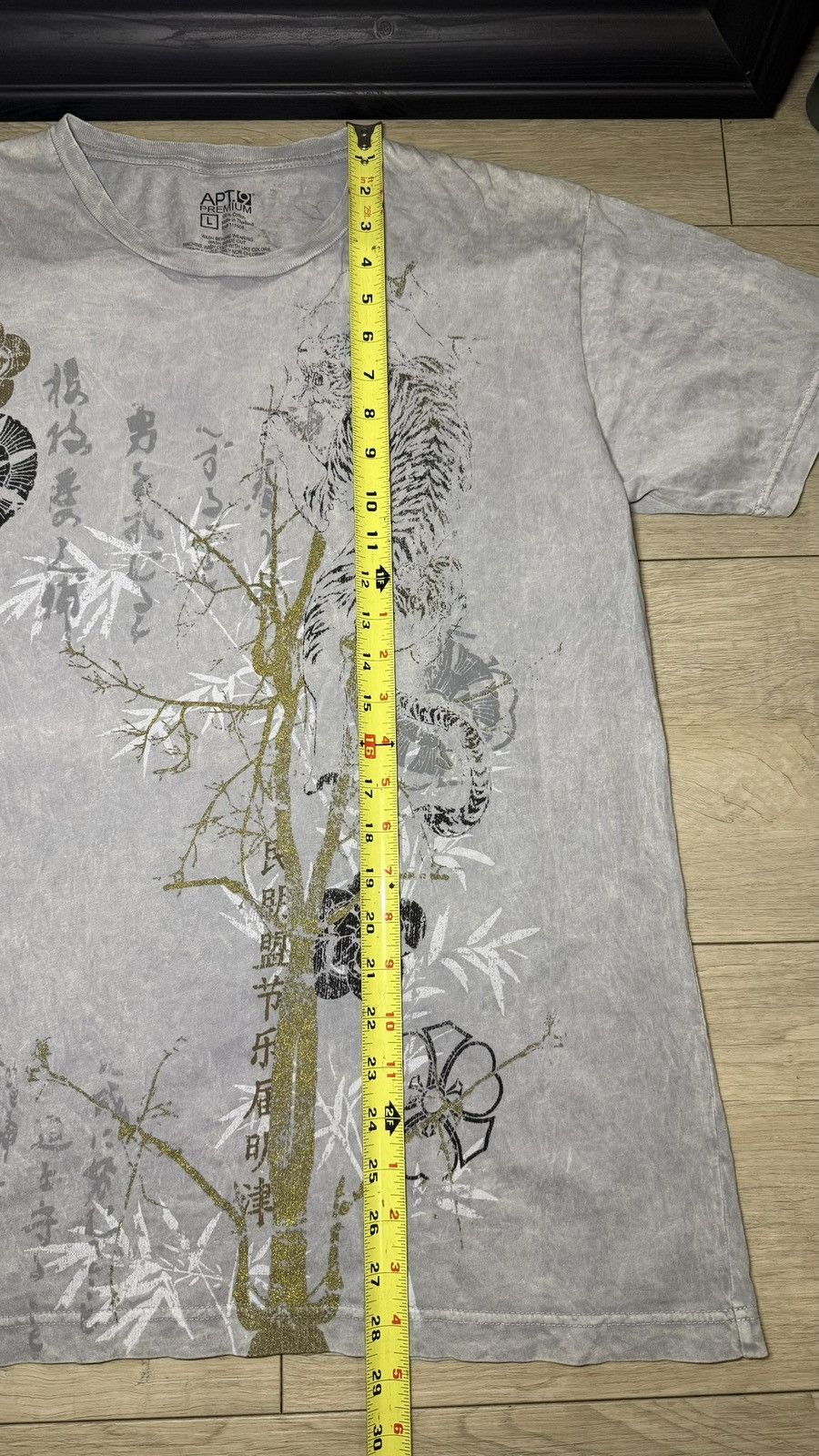 Ed Hardy Y2K 2000s Apt 9 Golden Japanese Tiger Flower All Over Print Size US L / EU 52-54 / 3 - 5 Thumbnail