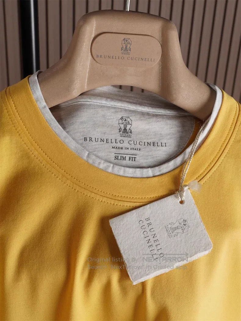 Brunello Cucinelli Brunello Cucinelli Short Sleeve T-Shirt Size US S / EU 44-46 / 1 - 3 Thumbnail