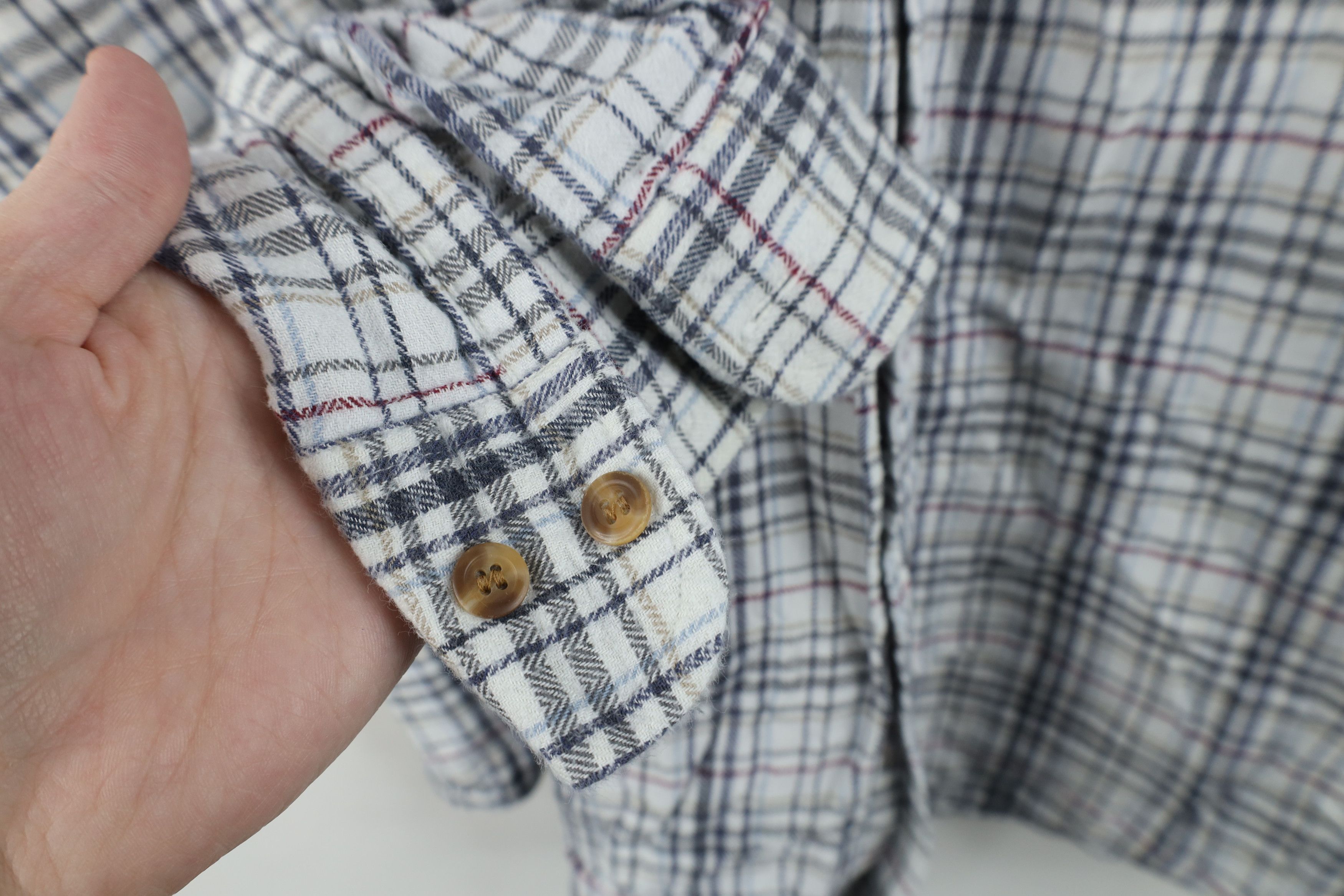 Vintage Vintage 90s Streetwear Flannel Collared Button Down Shirt Size US XL / EU 56 / 4 - 10 Thumbnail