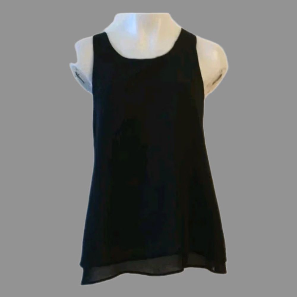 Vintage Blu Pepper Tank Top Women's Small Sleeveless Cami Nylon/Spandex Blue Sleeveless Tank Top 90s? Size S / US 4 / IT 40 - 1 Thumbnail