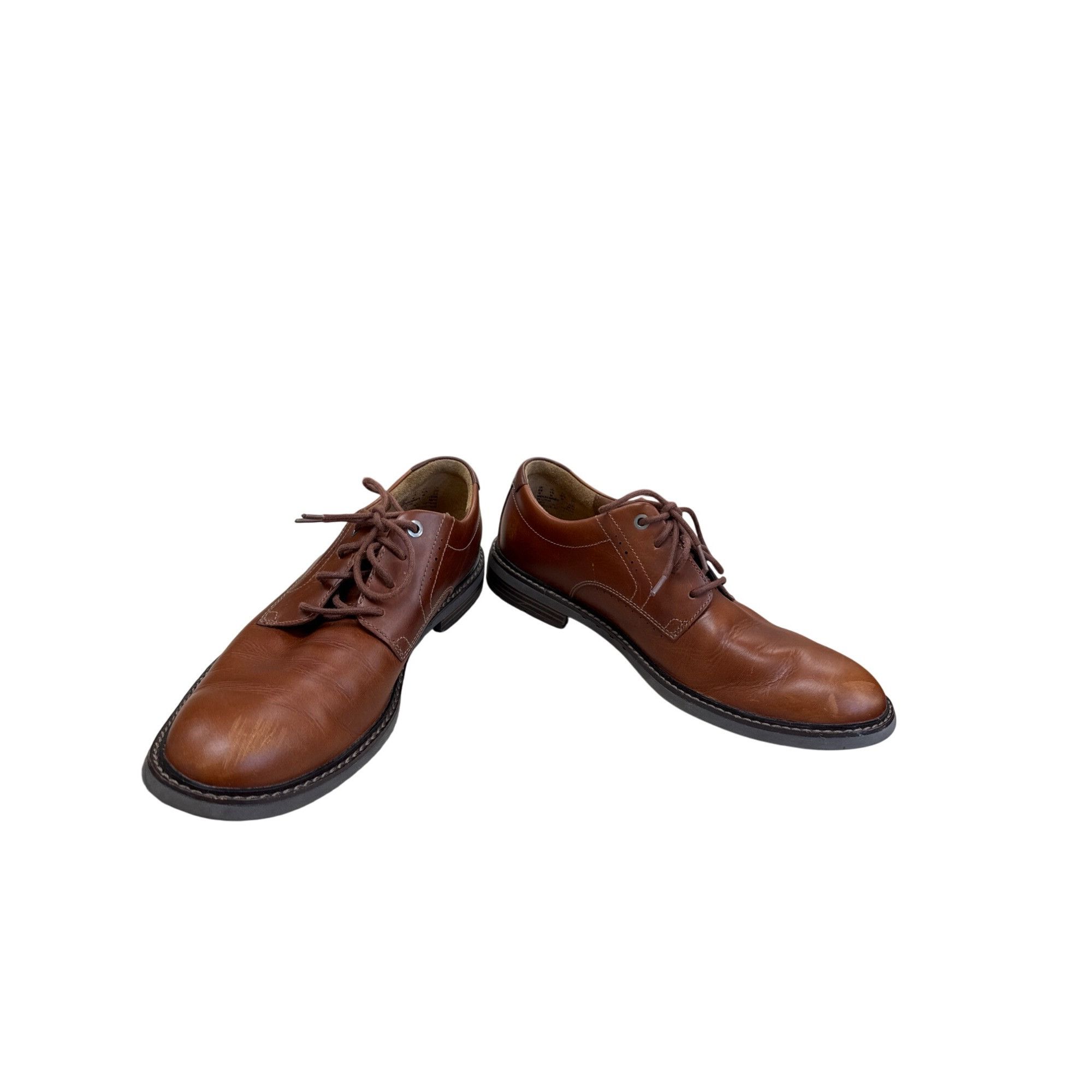 Clarks Clarks Mens Brown Leather Lace-Up Oxfords Shoes Size 9.5 SKU |  Grailed