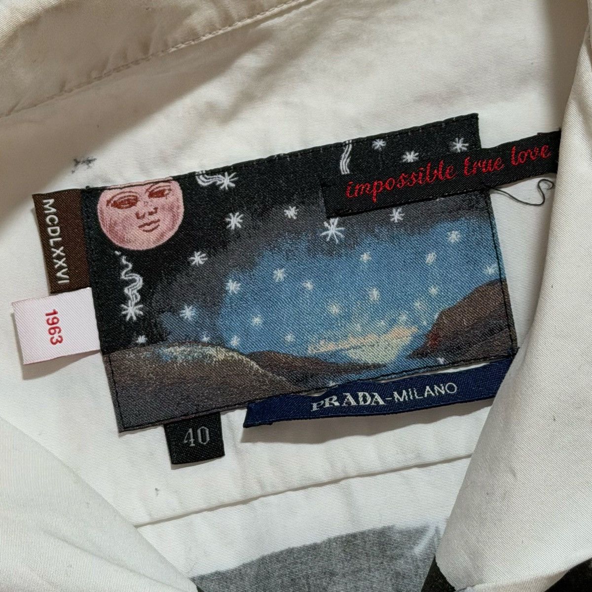 Prada AW16 Prada ‘Impossible Love’ Shirt Size US S / EU 44-46 / 1 - 5 Thumbnail