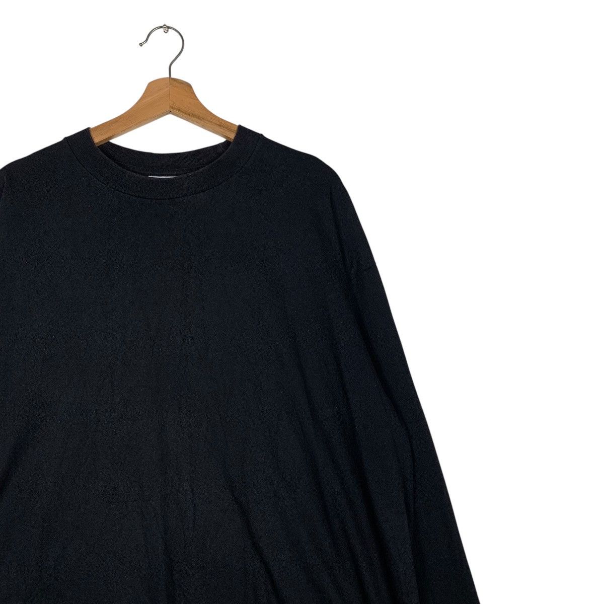 Vintage Vintage PRO CLUB Black Plain Crewneck Sweatshirt #1468-C66 Size US XXL / EU 58 / 5 - 5 Thumbnail