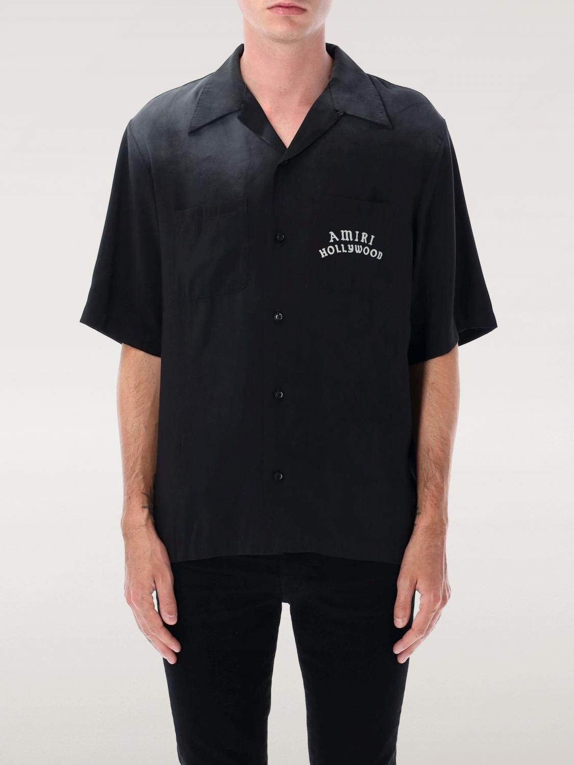 Amiri Amiri Shirt Men Black Size US XL / EU 56 / 4 - 1 Thumbnail