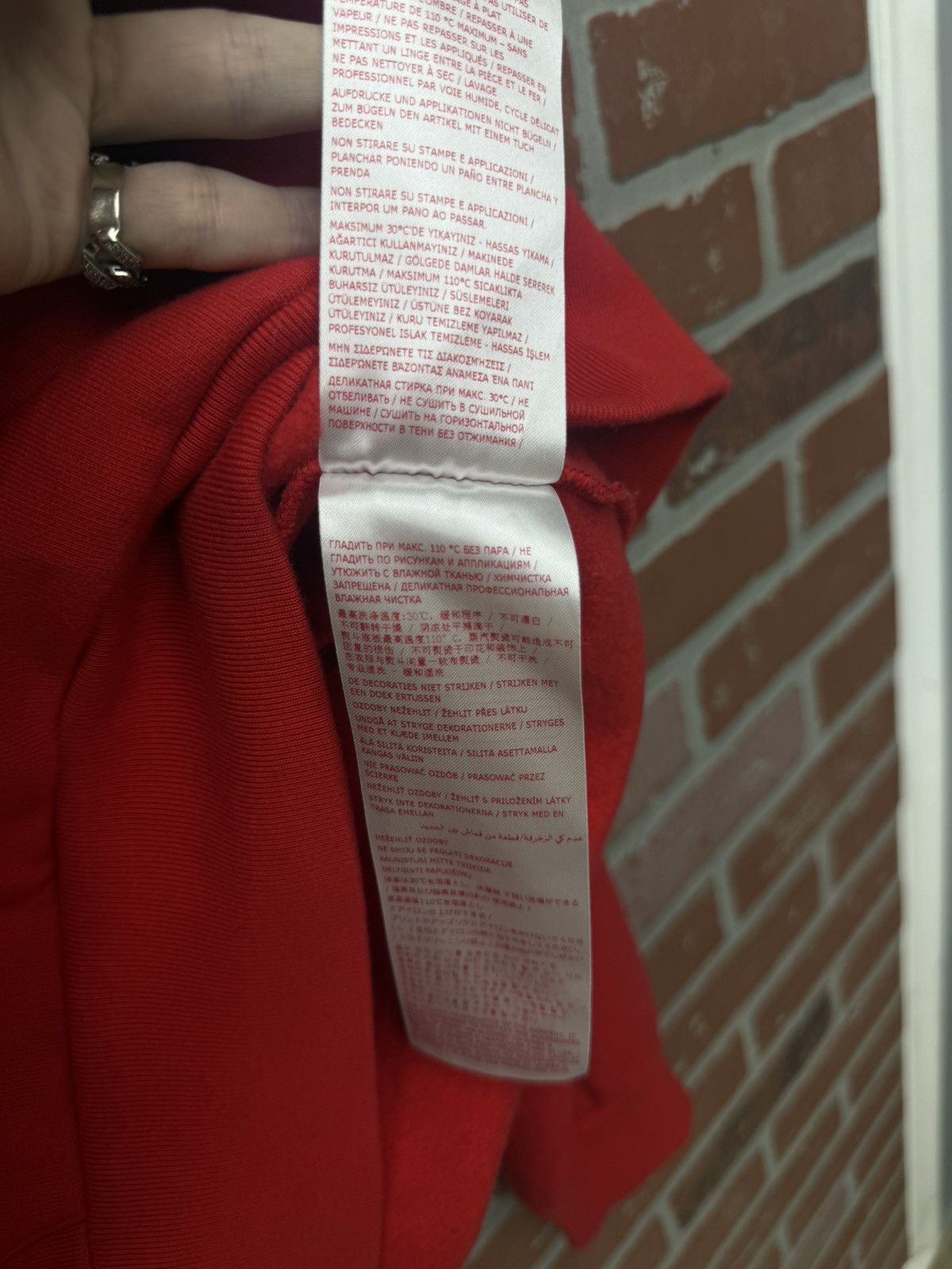 Marni Marni Hoodie Marni Logo Size (52) Red 100% Authentic Size US XL / EU 56 / 4 - 16 Thumbnail