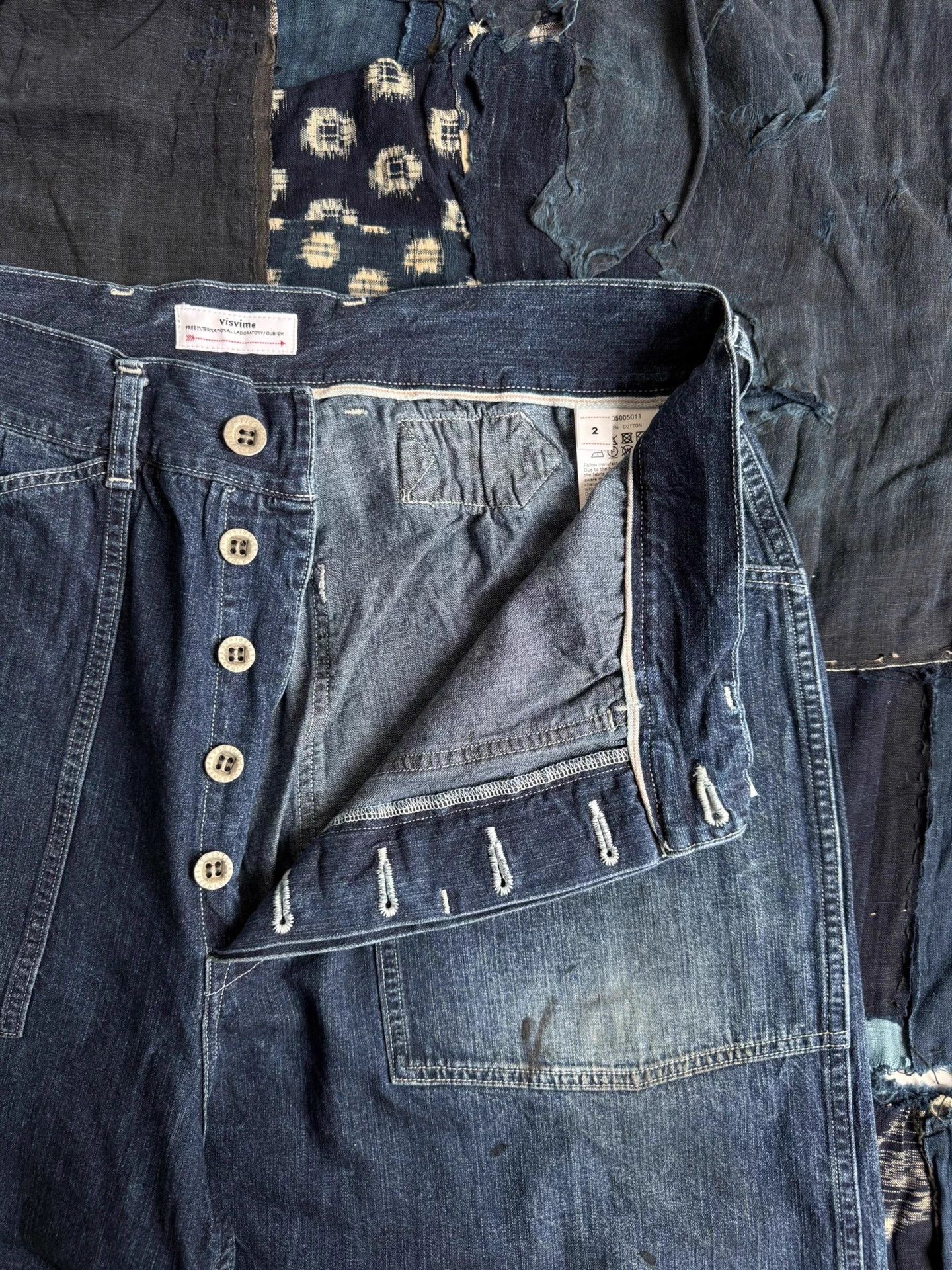 Visvim VISVIM 26SS SCOUT PANTS DRY DENIM Lmt Washed Splatter Size US 32 / EU 48 - 7 Thumbnail