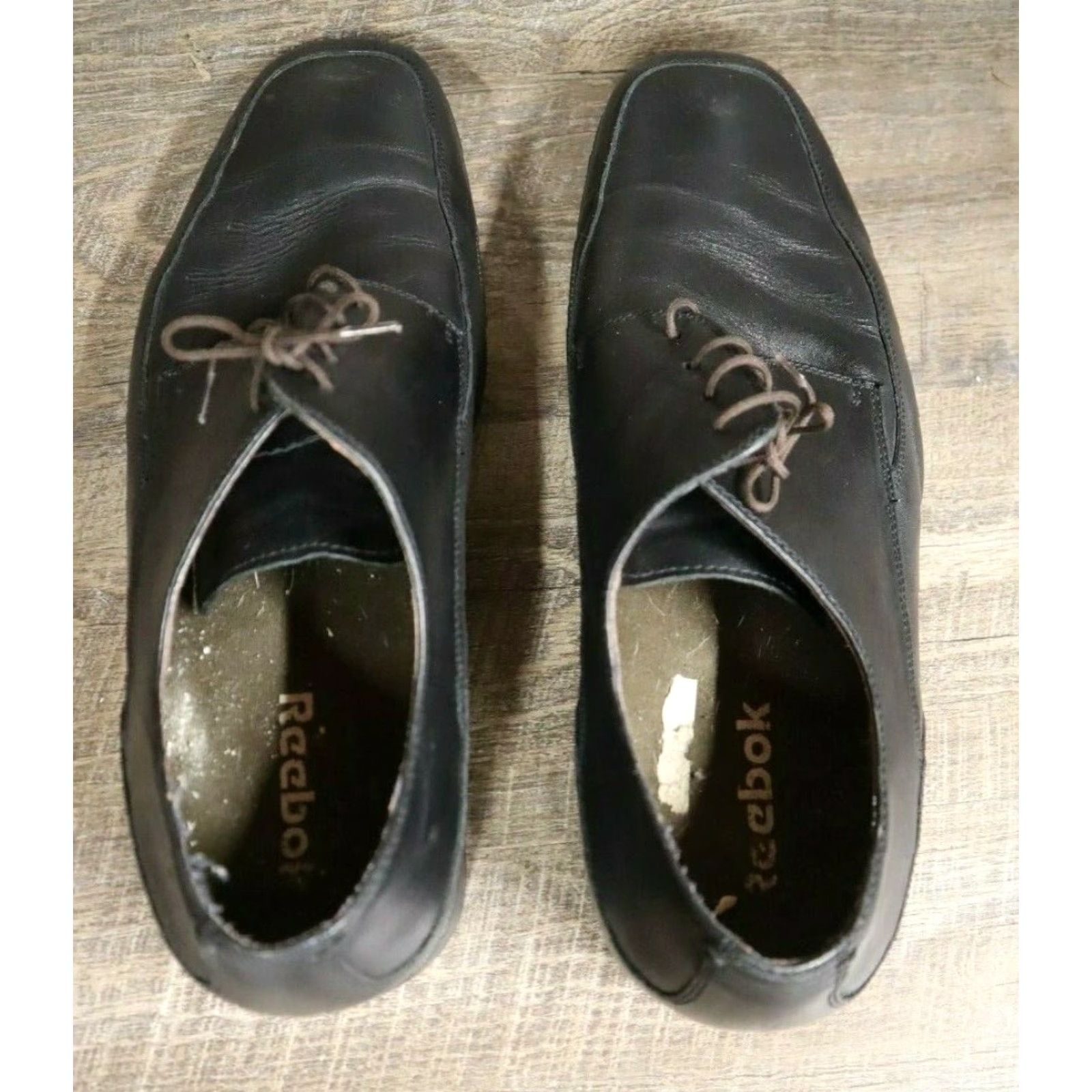 Reebok Reebok Oxford Dress Shoes Men 9 D Black 11667-001 Shoes - Mens Oxford Dress Black 9 D Reebok 11667-001 Size US 9 / EU 42 - 5 Thumbnail