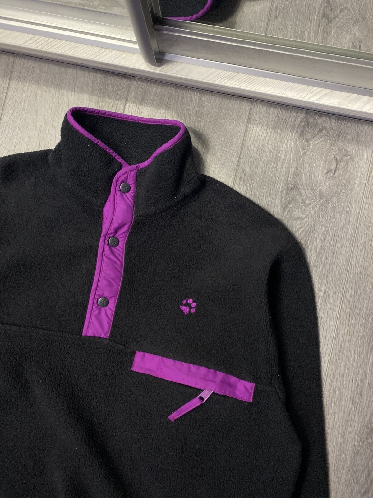 Jack Wolfskin × Vintage Vintage 90s Jack Wolfskin Polartec Pullover Fleece Jacket Size US L / EU 52-54 / 3 - 3 Thumbnail