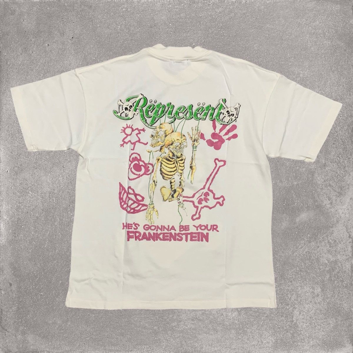 Represent Clo. Represent x Motley Crue XXS Without You Flat White Tee Size US XXS / EU 40 - 2 Thumbnail