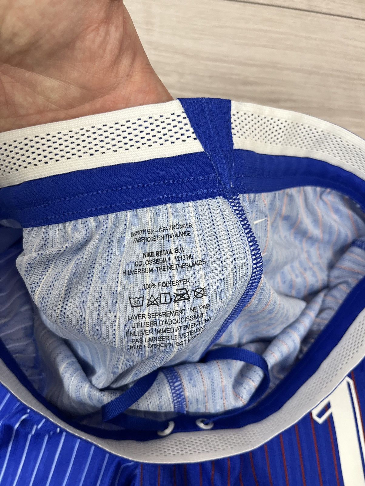 Nike Nike France 2025 #14 Rabiot Soccer Player Issue Match Shorts Size US 32 / EU 48 - 11 Thumbnail