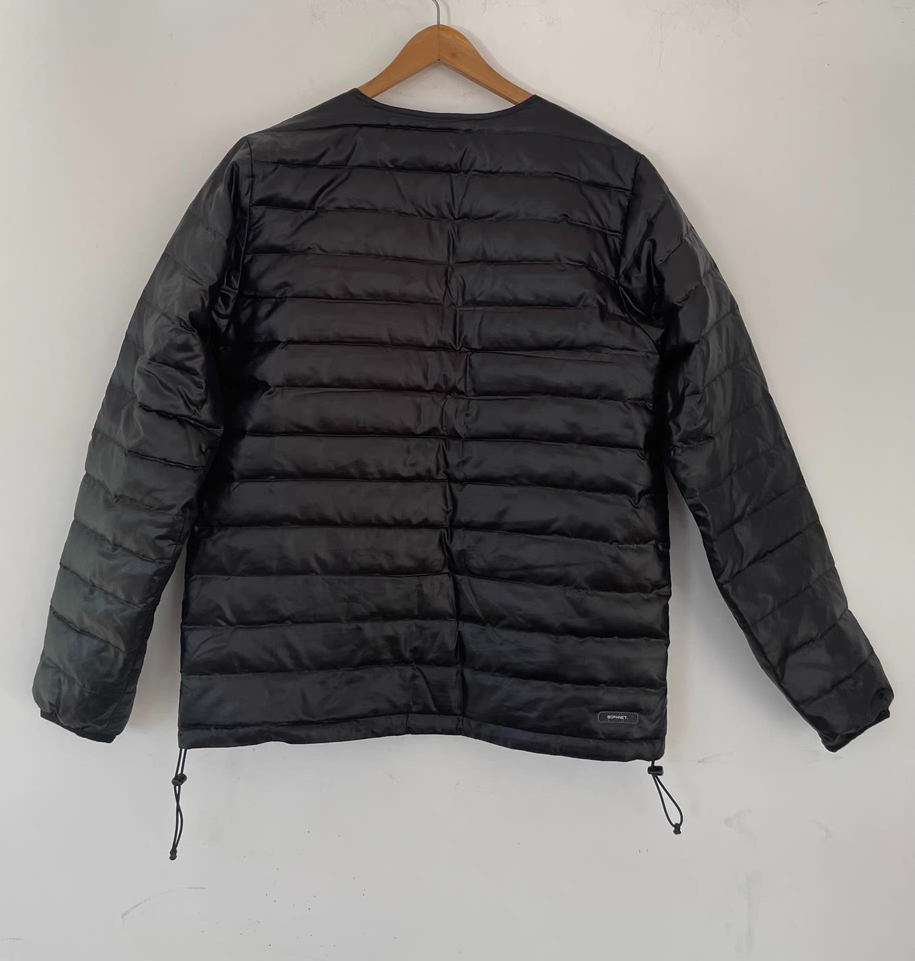 Sophnet. Sophnet Men's LightweightGooseDow Collarless Down Jacket Ｑ21 Size US M / EU 48-50 / 2 - 2 Thumbnail