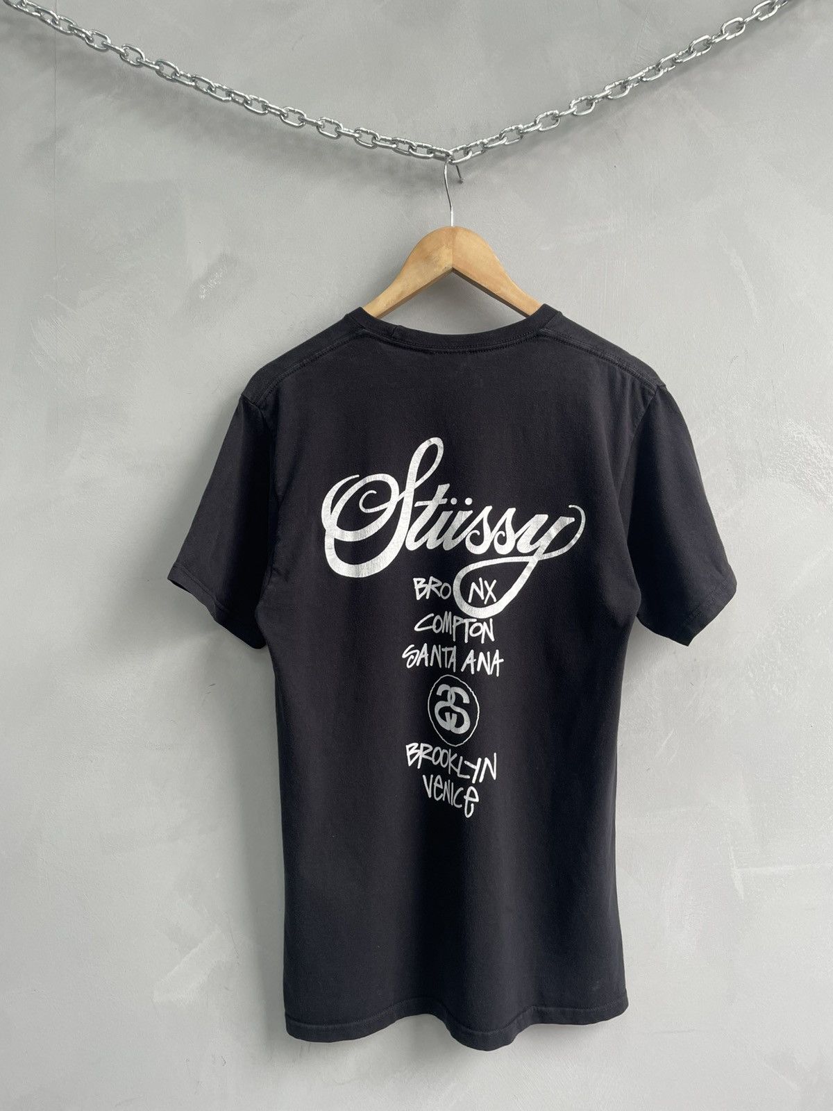 Stussy Stussy big logo skater t shirt 90s rare y2k Size US M / EU 48-50 / 2 - 8 Thumbnail