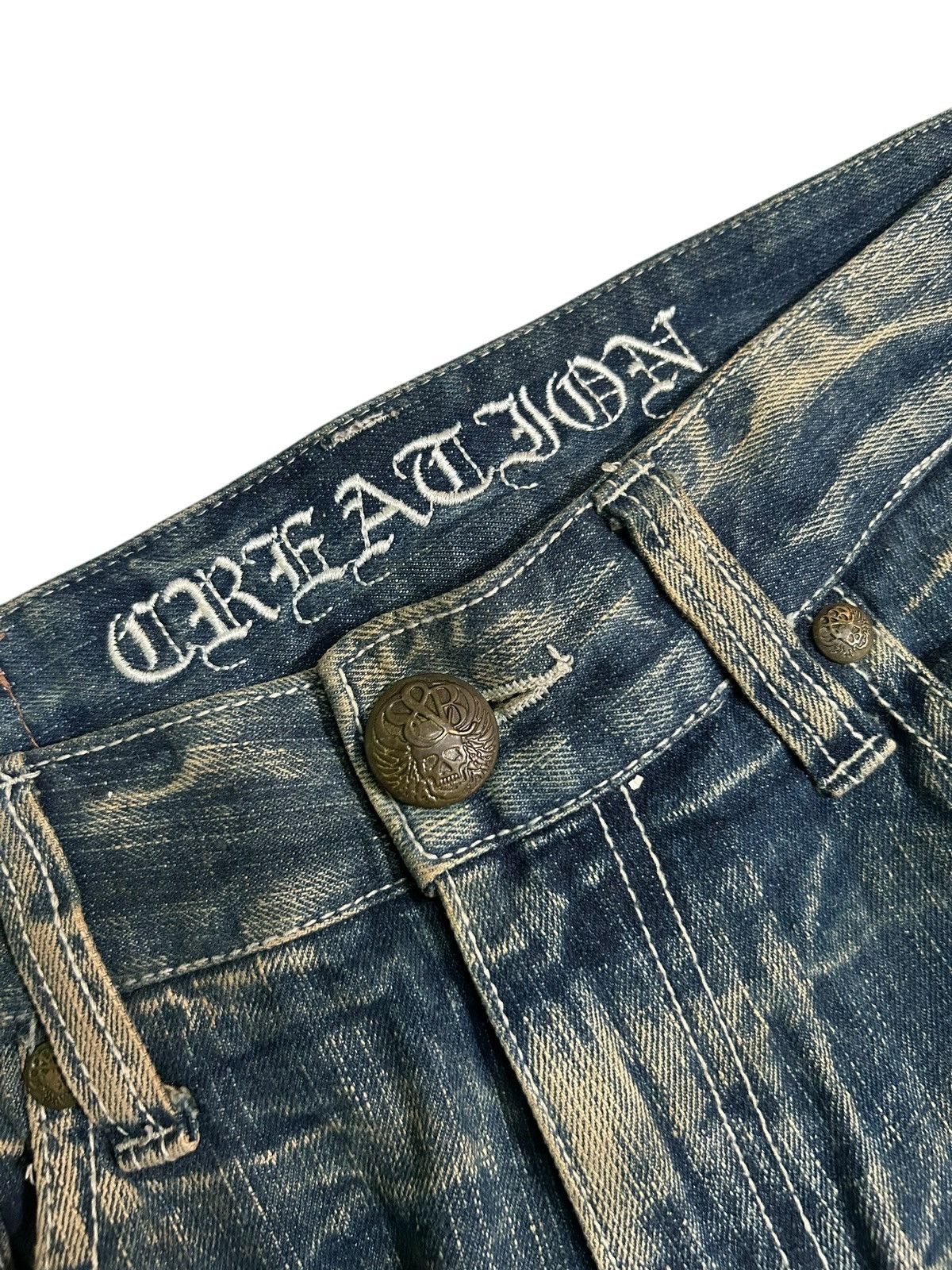If Six Was Nine × Japanese Brand × Le Grande Bleu (L.G.B.) Japanese Punk Bondage Distressed Style Short Denim Rare ☠️☠️🎌🎌 Size US 34 / EU 50 - 7 Thumbnail