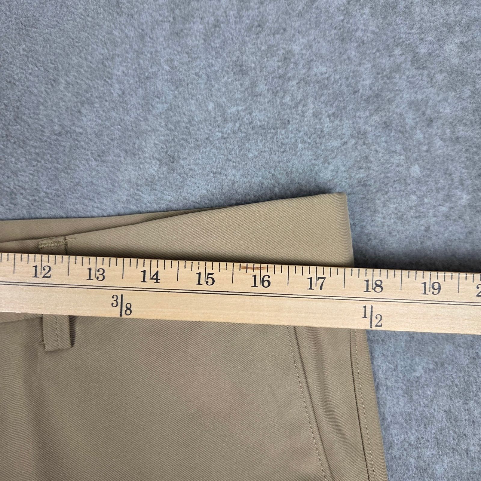 Haggar NWT Haggar 34x32 Tan Flat Front Straight Fit Slacks Size US 34 / EU 50 - 9 Thumbnail