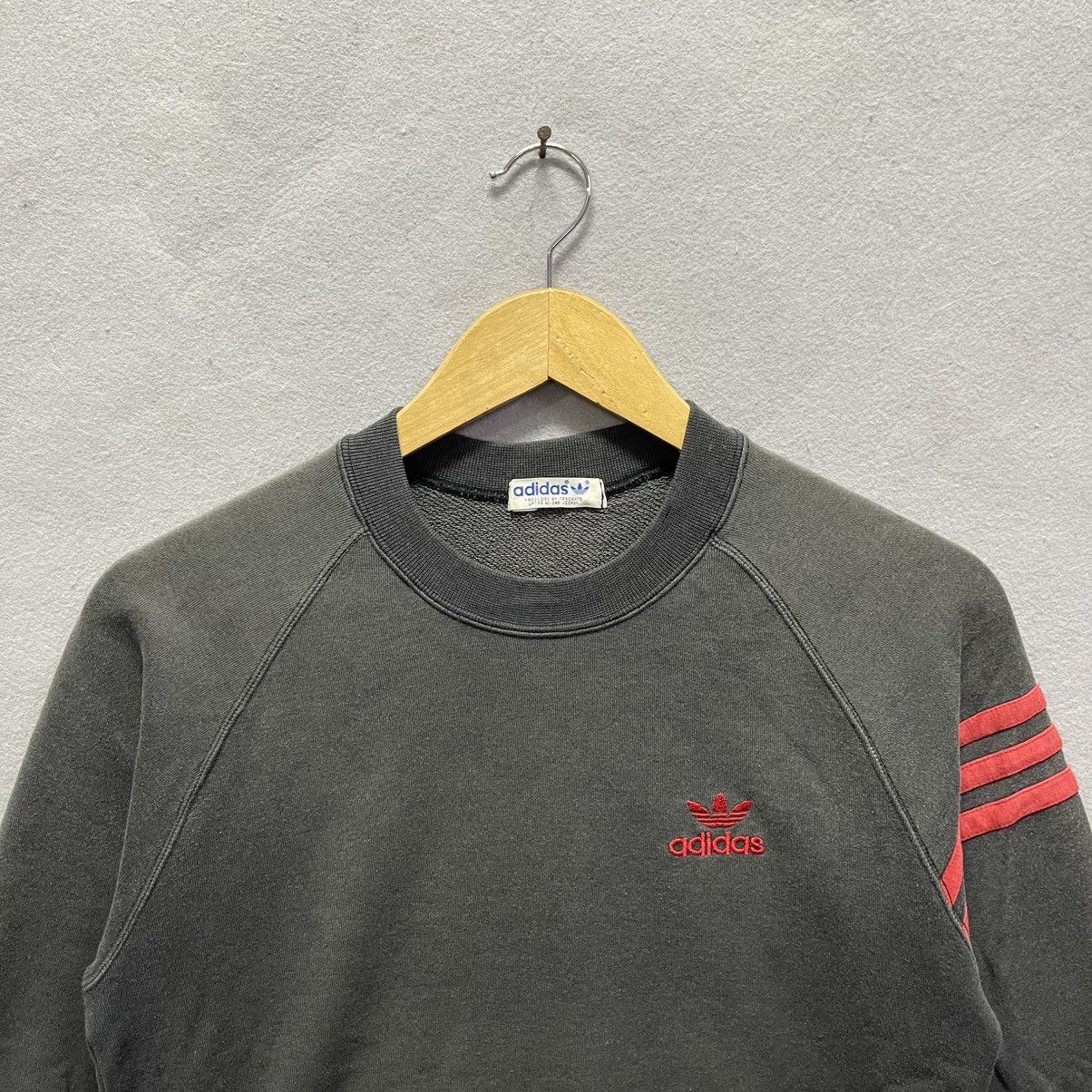 Adidas Vintage Adidas Trefoil Raglan Sweatshirt (1990s) Size US S / EU 44-46 / 1 - 2 Thumbnail