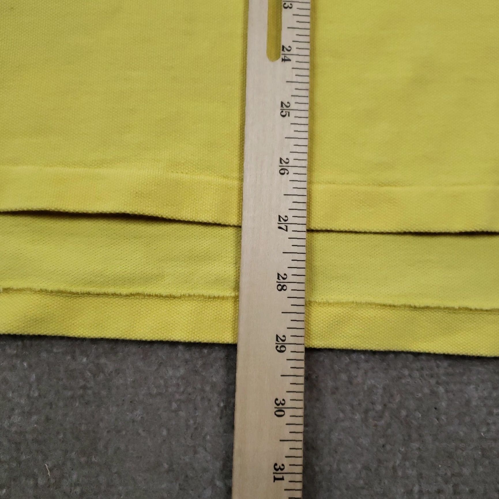 Polo Ralph Lauren Polo Ralph Lauren Shirt Mens XL Yellow Short Sleeve Pique Cotton Size US XL / EU 56 / 4 - 4 Thumbnail