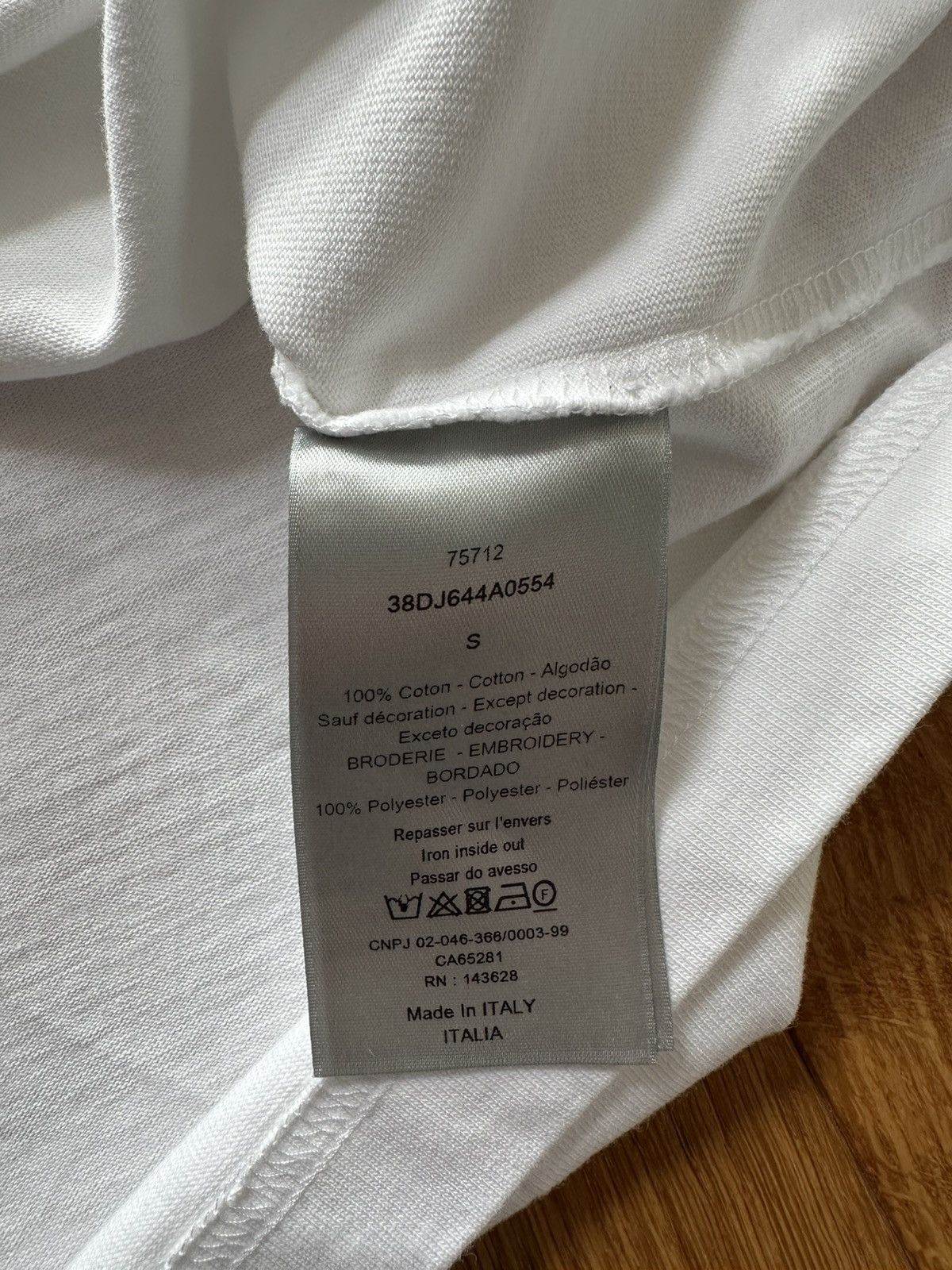 Dior Dior Flower Collar Tee Size US S / EU 44-46 / 1 - 6 Thumbnail