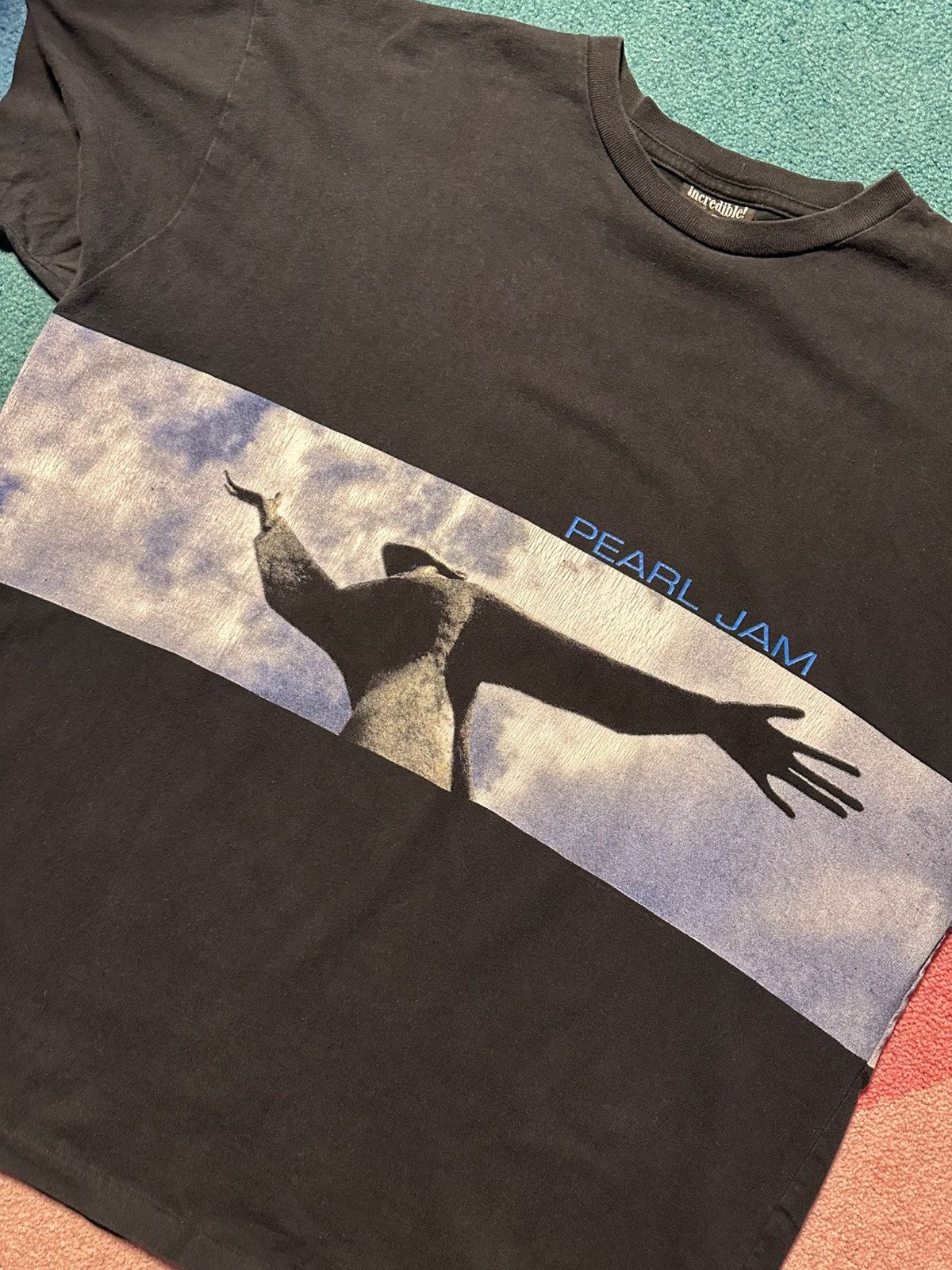 Band Tees × Vintage Vintage Pearl Jam 1998 Yield Tour Tee Single Stitch Size US XL / EU 56 / 4 - 4 Thumbnail