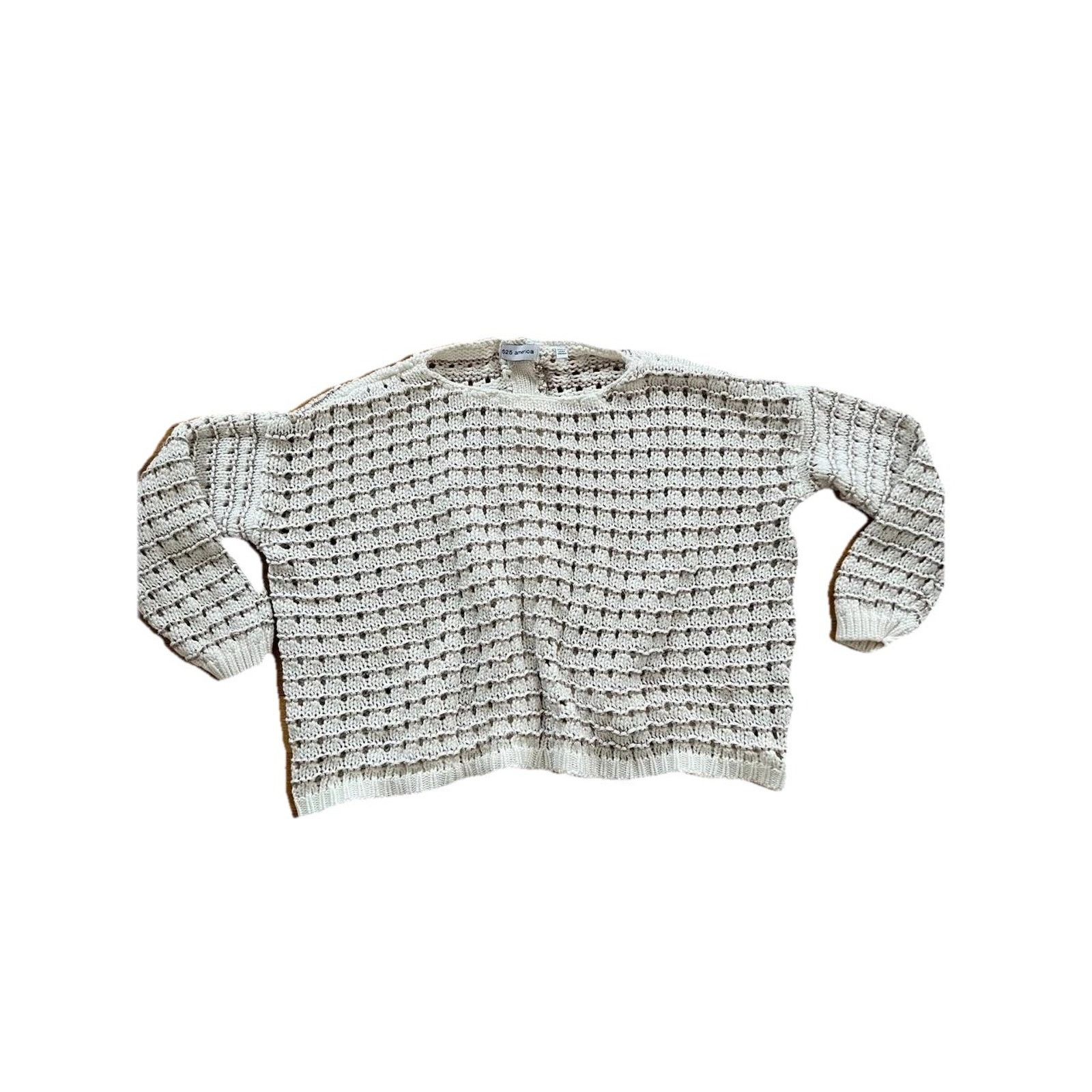 & Other Stories 525 America Knitted top with accents Crem Small A001773 Size S / US 4 / IT 40 - 3 Thumbnail