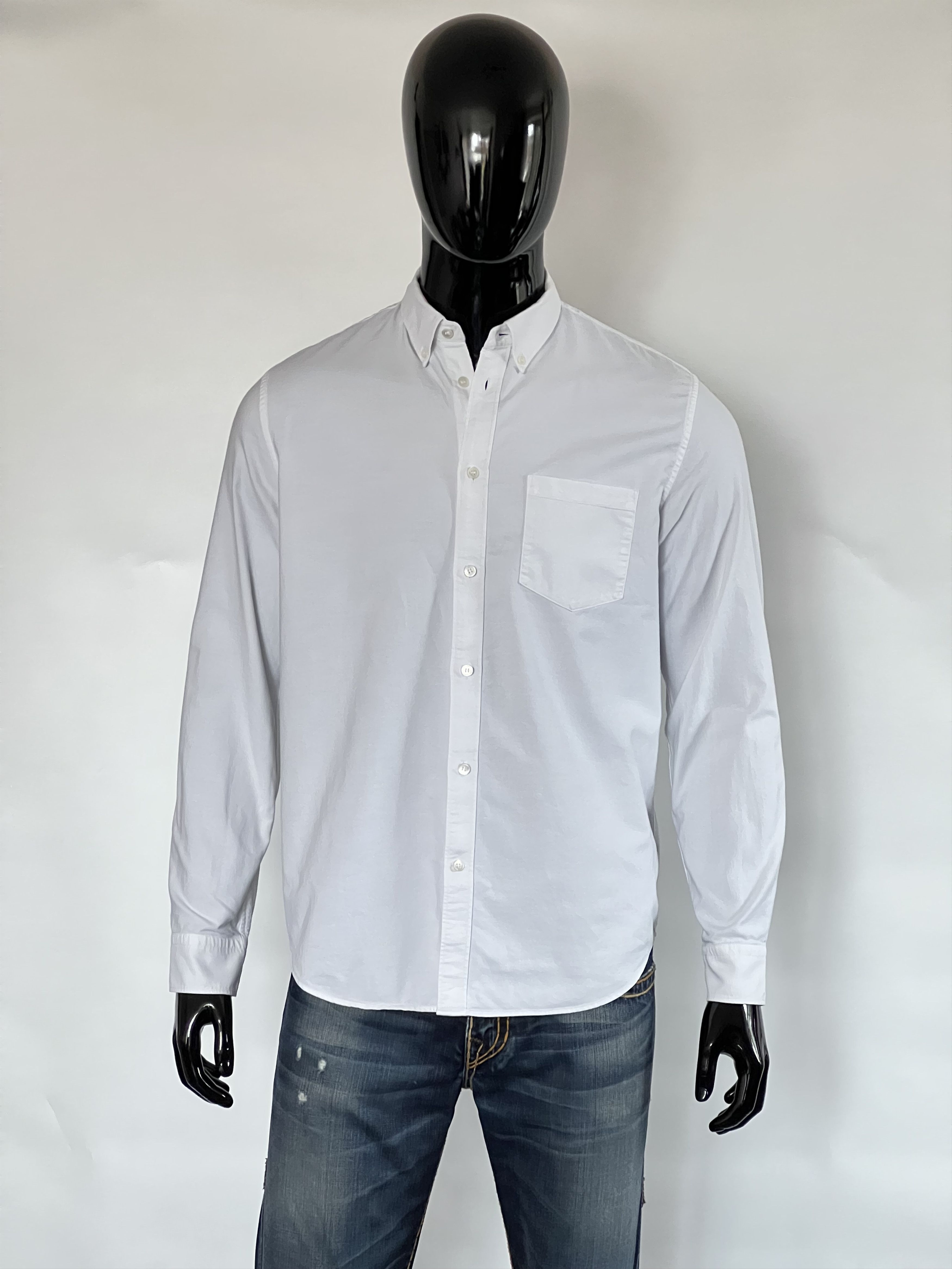 Arket Arket Button Up Shirt Long Sleeve White Men's Size M Size US M / EU 48-50 / 2 - 1 Thumbnail