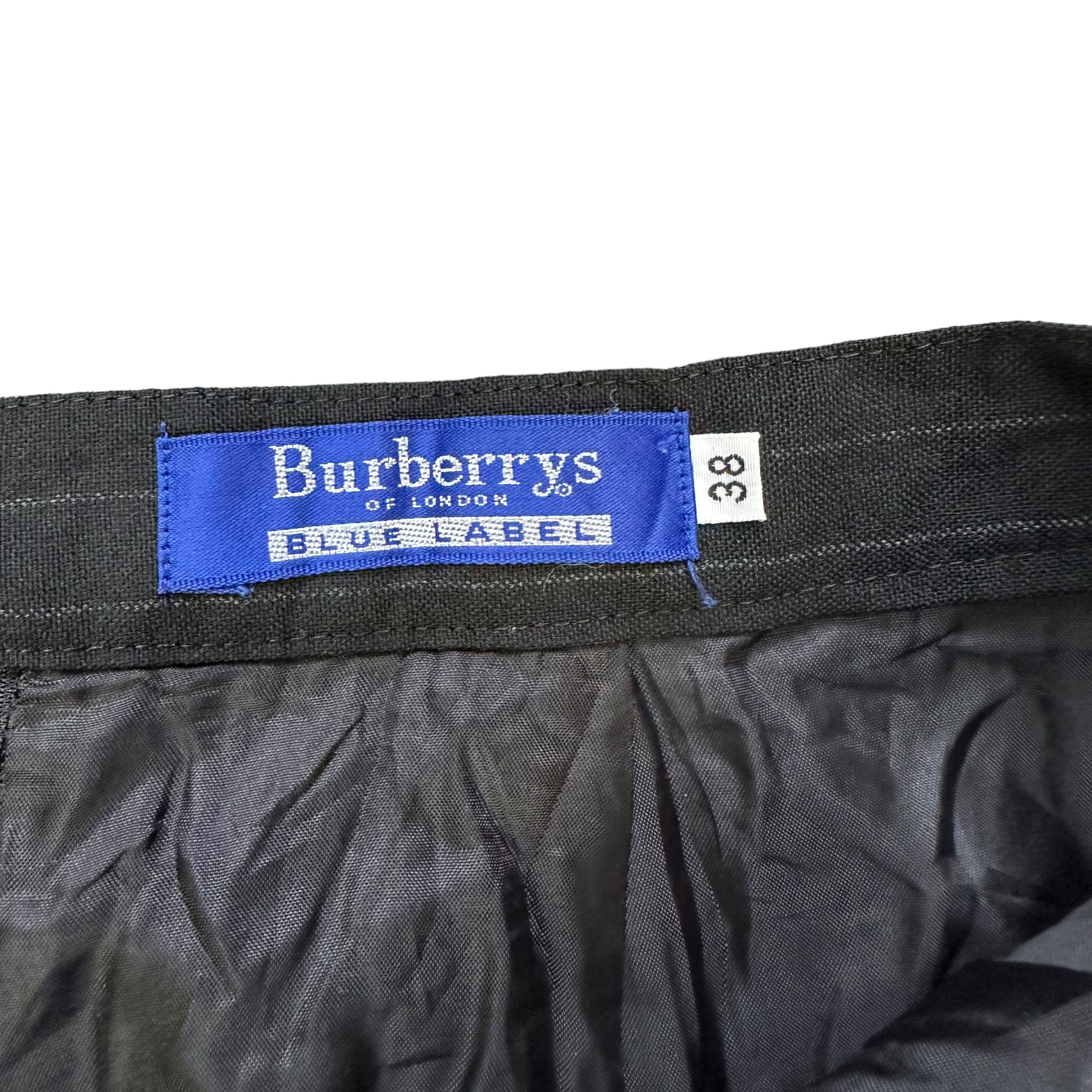 Burberry BURBERRY London Blue Label Striped Skirt Suit W24 #A44-1025 Size 24" / US 00 / IT 34 - 4 Thumbnail