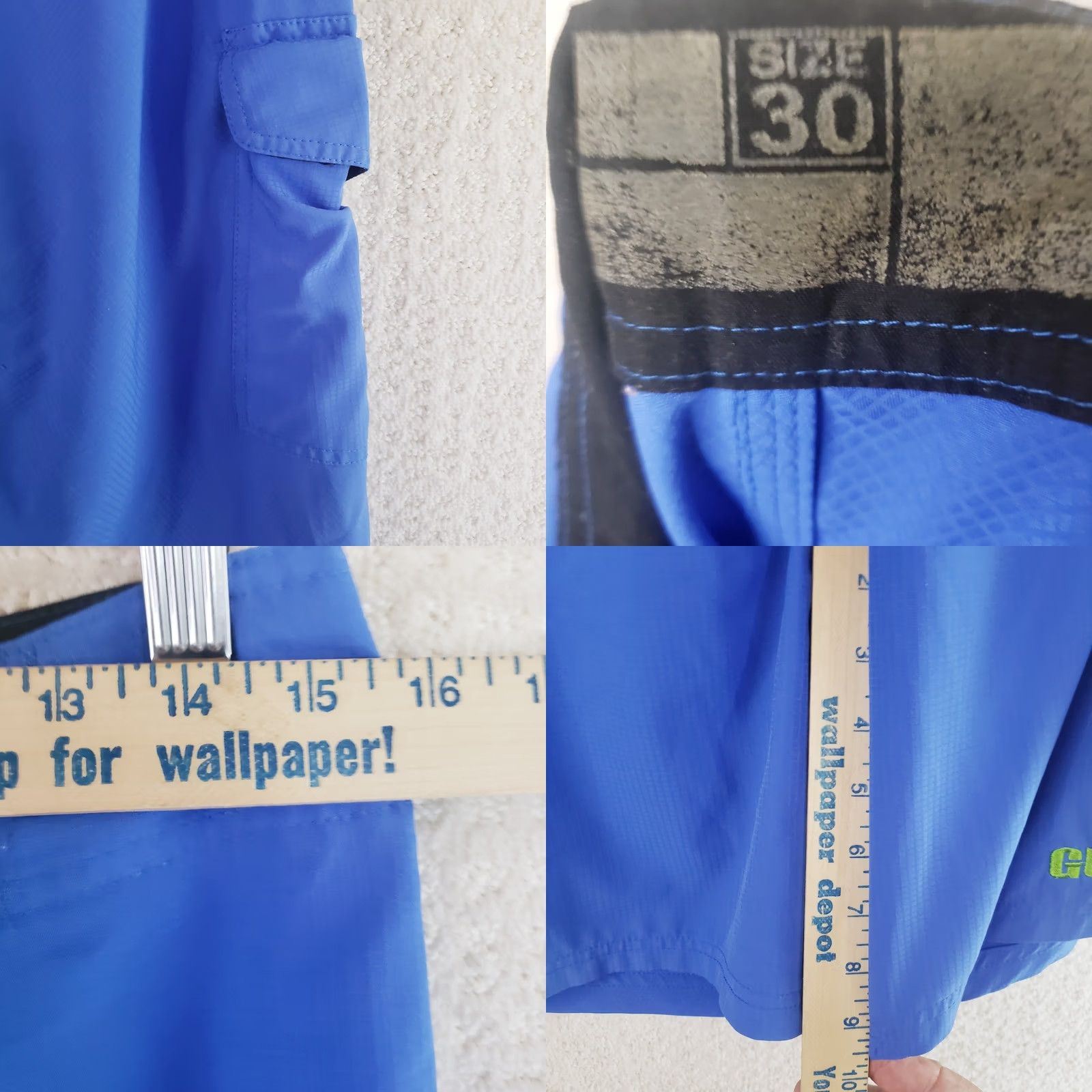 Vintage Waterman Original Lifeguard Men’s 30 Blue Swimsuit Board Shorts Trunks Size US 30 / EU 46 - 9 Thumbnail