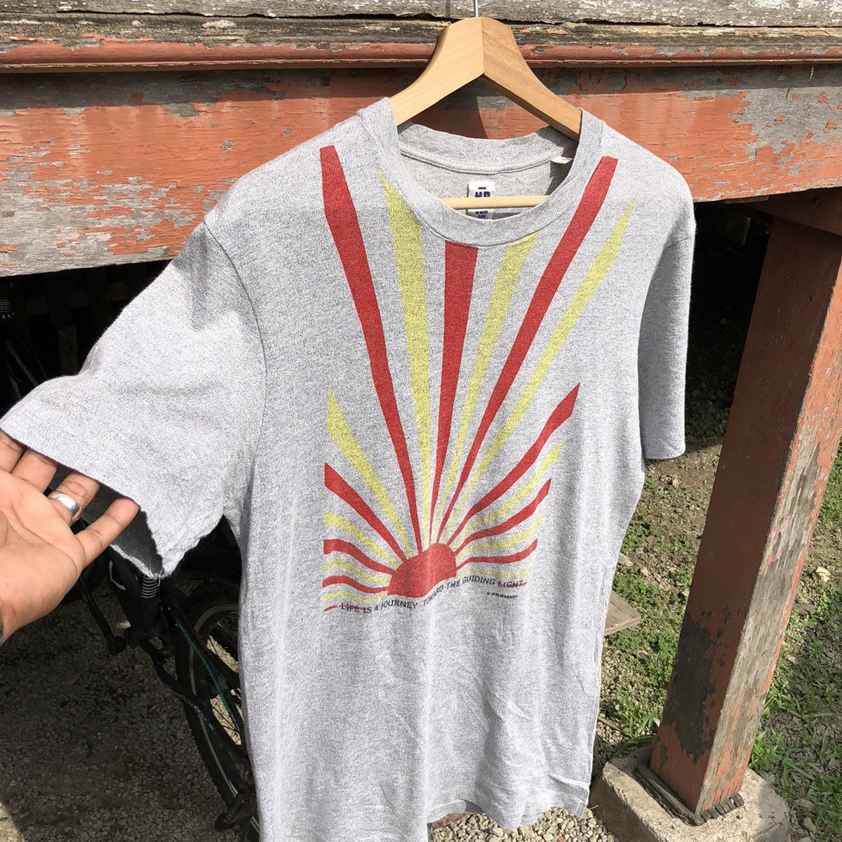 Blue Blue Japan Vintage H.R Market We Never Close Tshirt Size US M / EU 48-50 / 2 - 7 Thumbnail