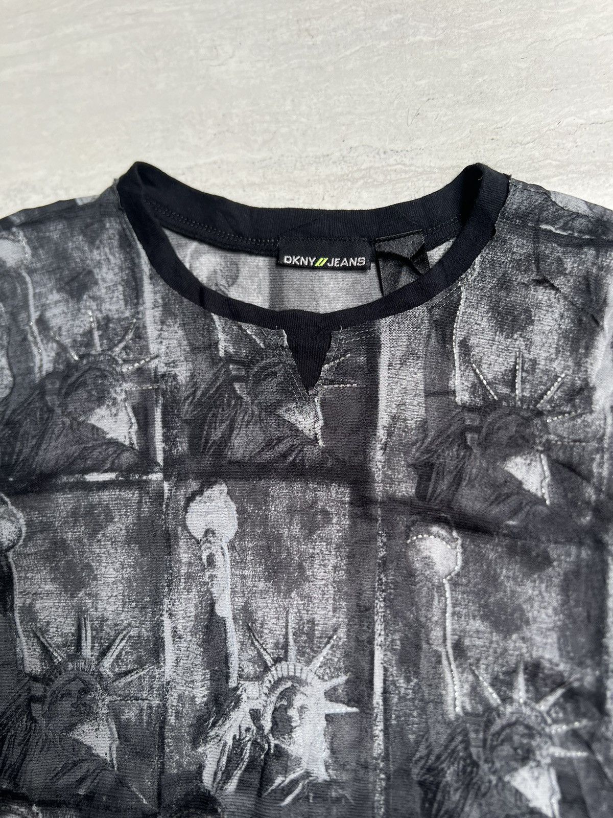 DKNY DKNY Jeans Mesh T-shirt Size US XS / EU 42 / 0 - 4 Thumbnail