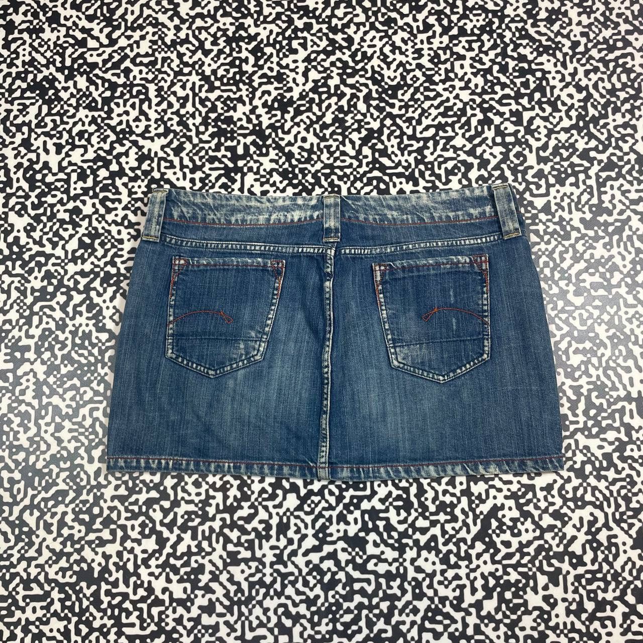 G-Star Vintage Y2K G Star Retro Casual Denim Mini Skirt Size 28" / US 6 / IT 42 - 6 Thumbnail