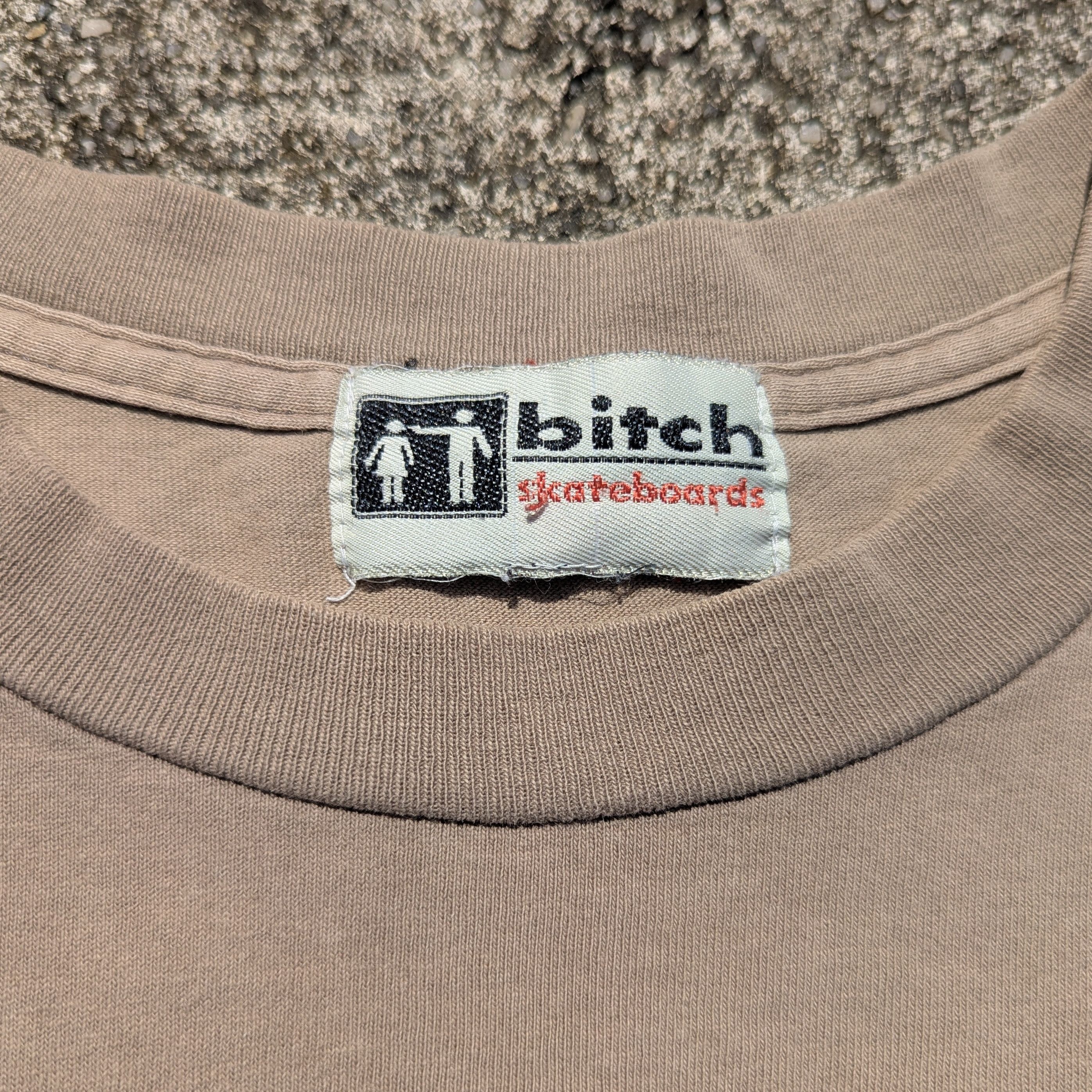 JNCO × Vintage Vintage 90s bitch skateboards T-shirt Size US L / EU 52-54 / 3 - 3 Thumbnail