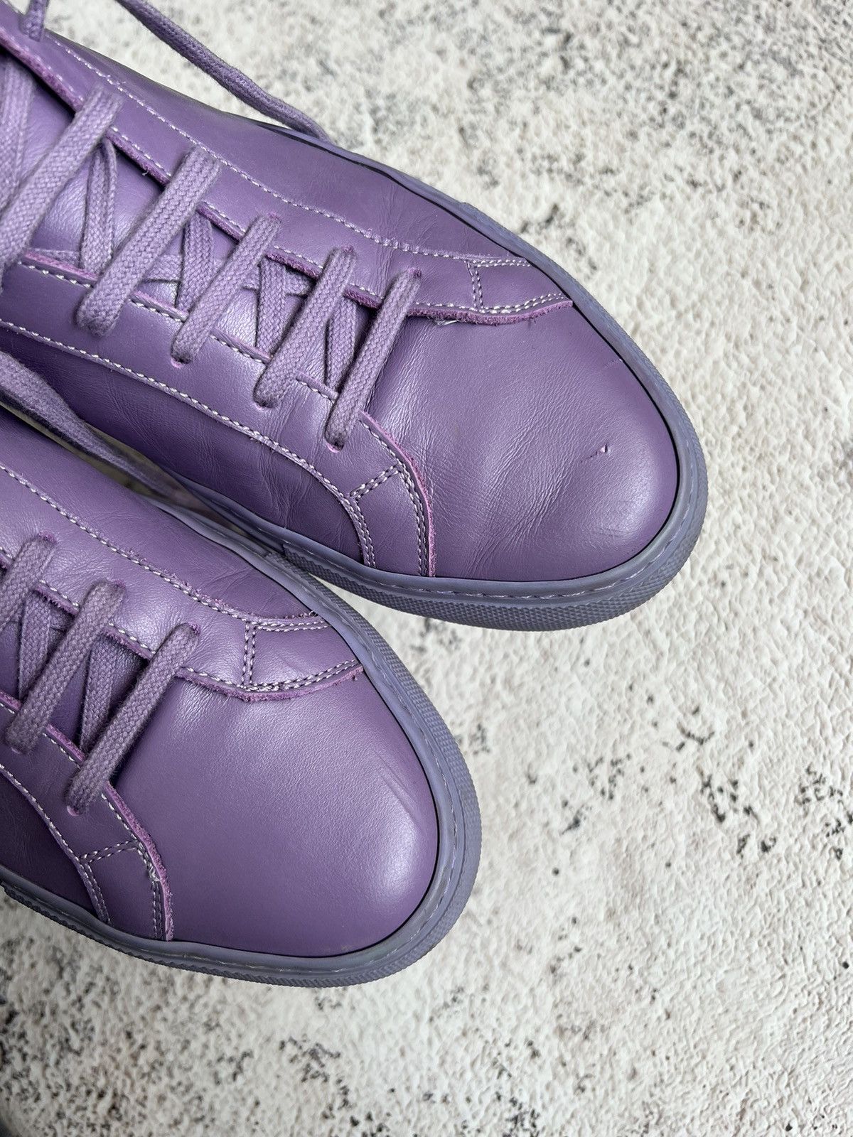 Common Projects Common Projects Low Top Sneakers Leather Violet Size US 11 / IT 41 - 8 Thumbnail