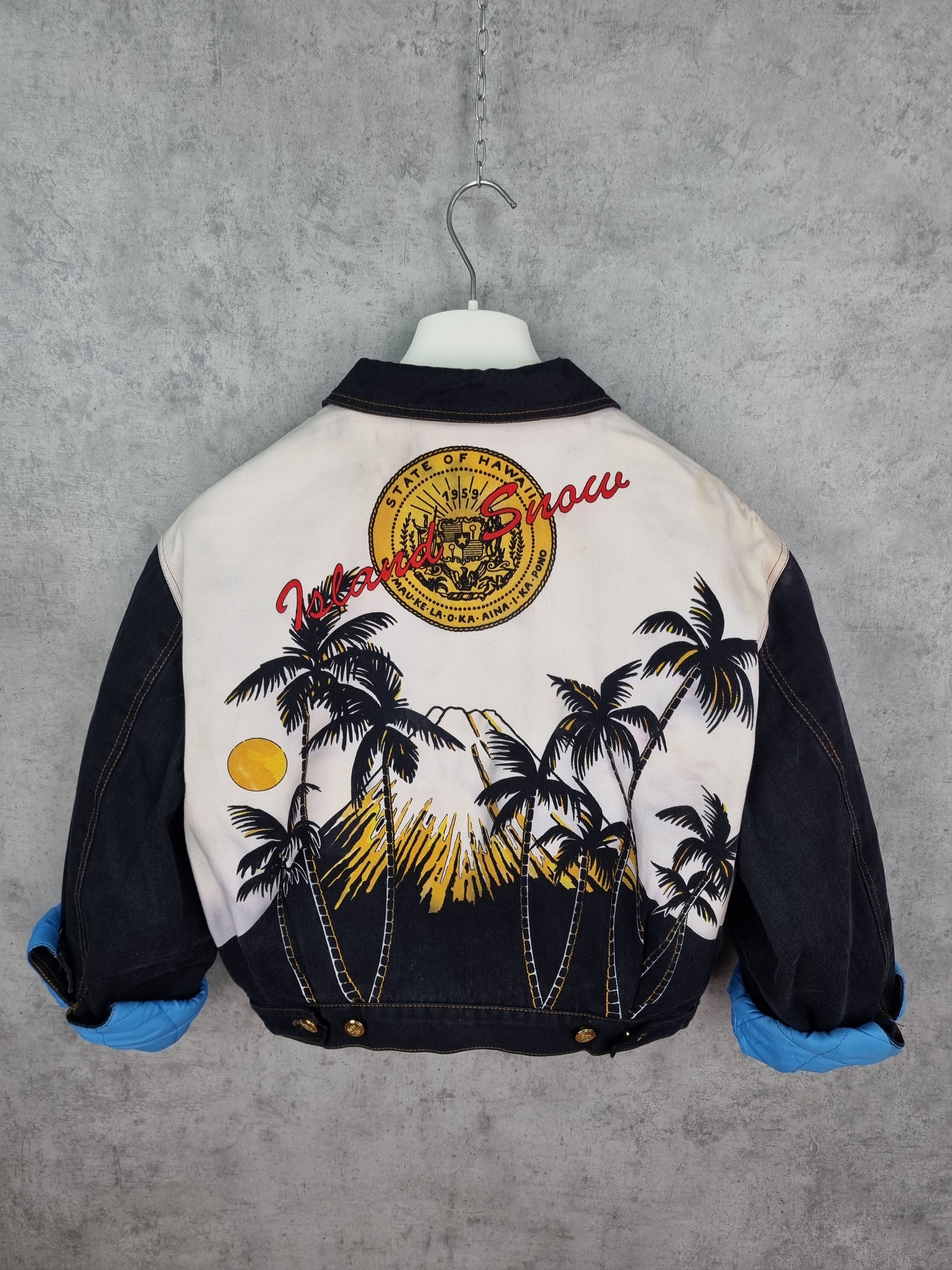 MCM Rare MCM Denim Jacket Made in Italy Dirty Vintage Size S / US 4 / IT 40 - 1 Thumbnail