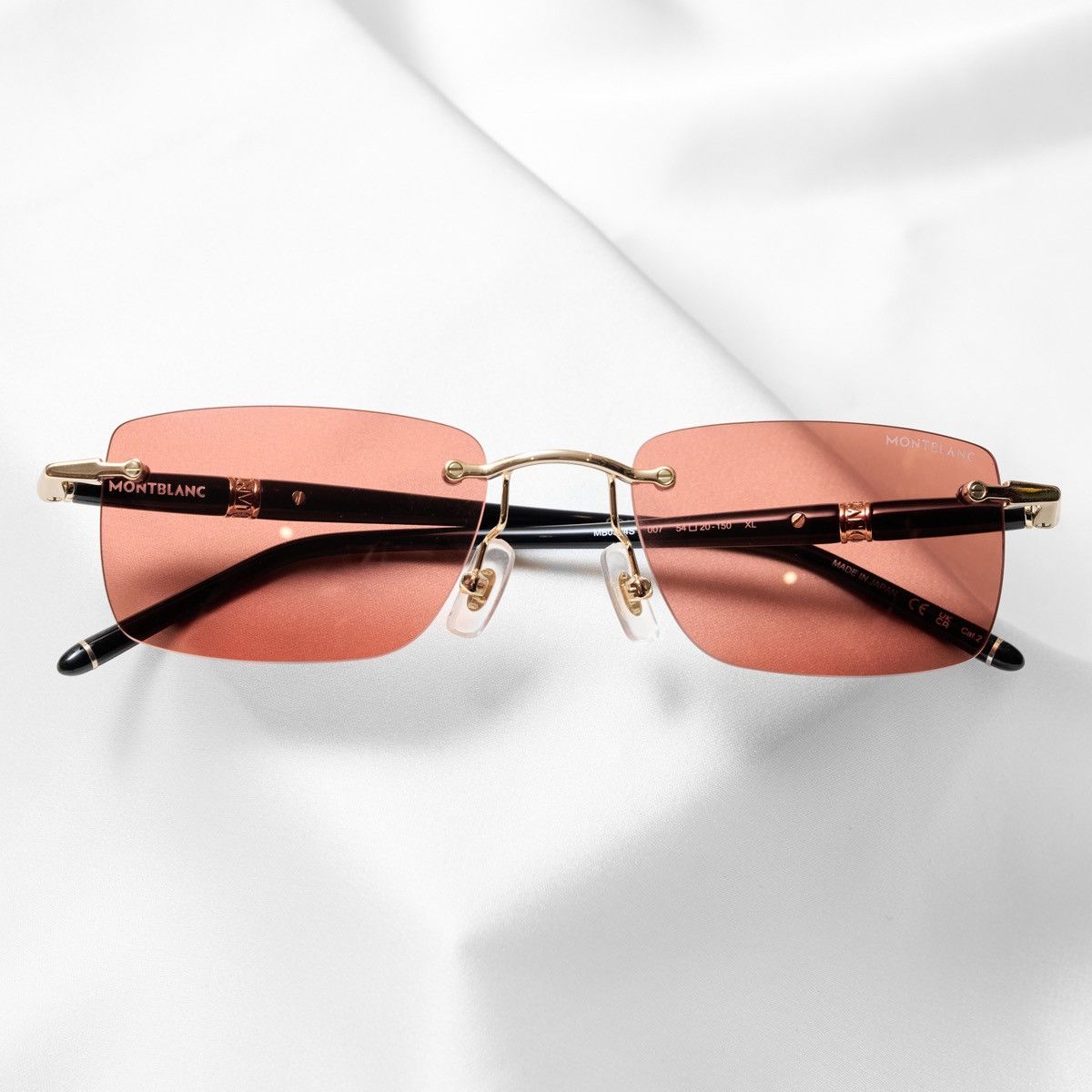 Montblanc MONTBLANC MB0344S 007 SUNGLASSES Size ONE SIZE - 6 Thumbnail