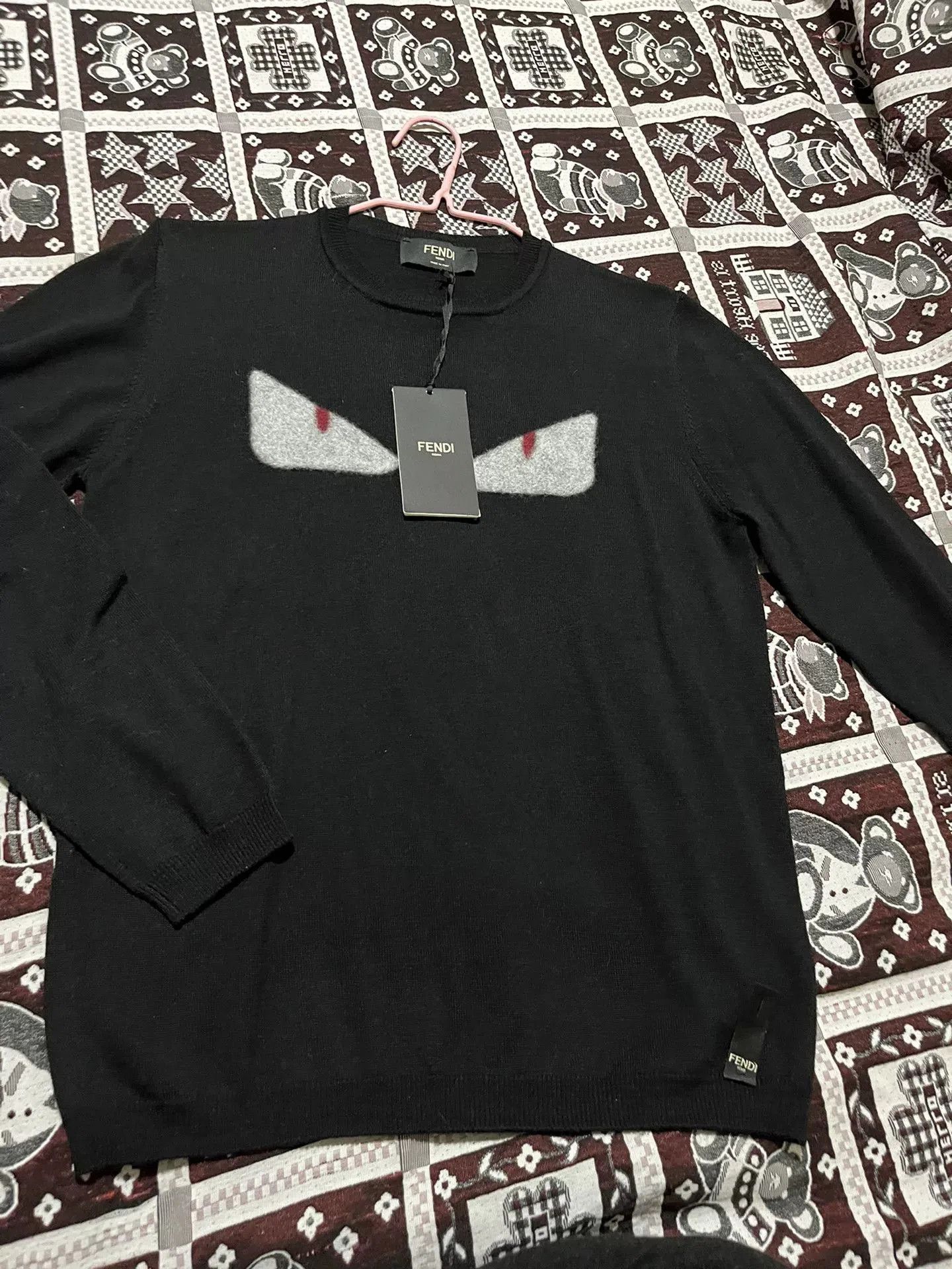 Fendi Fendi New Monster Black Wool Sweater. Size US S / EU 44-46 / 1 - 1 Thumbnail