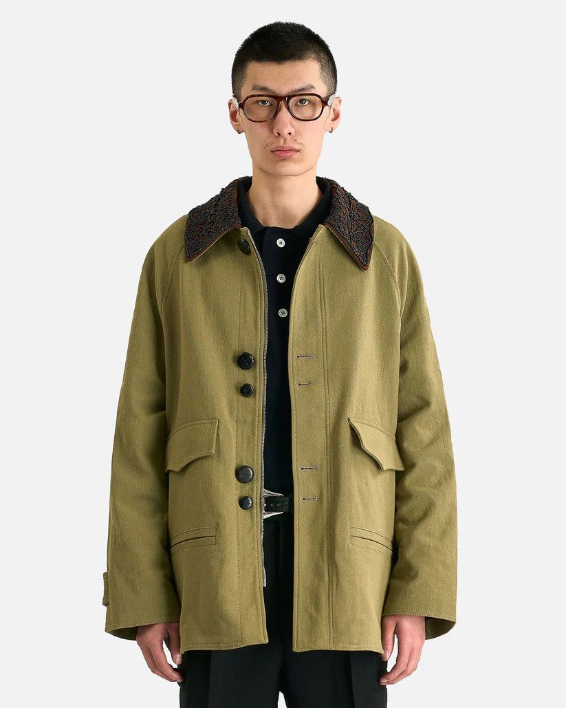 Namacheko o1s1v1r1oon0825 Evan Leather Vest in Olive Green/Pistachio Size US L / EU 52-54 / 3 - 1 Thumbnail