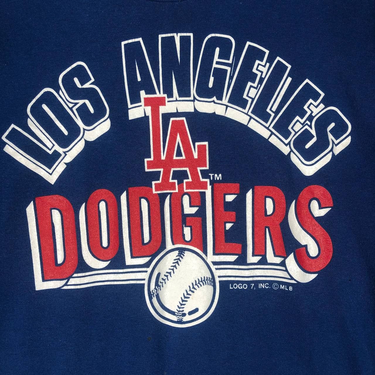 MLB × Vintage Vintage Los Angeles Dodgers Men T-shirt Size US XL / EU 56 / 4 - 6 Thumbnail