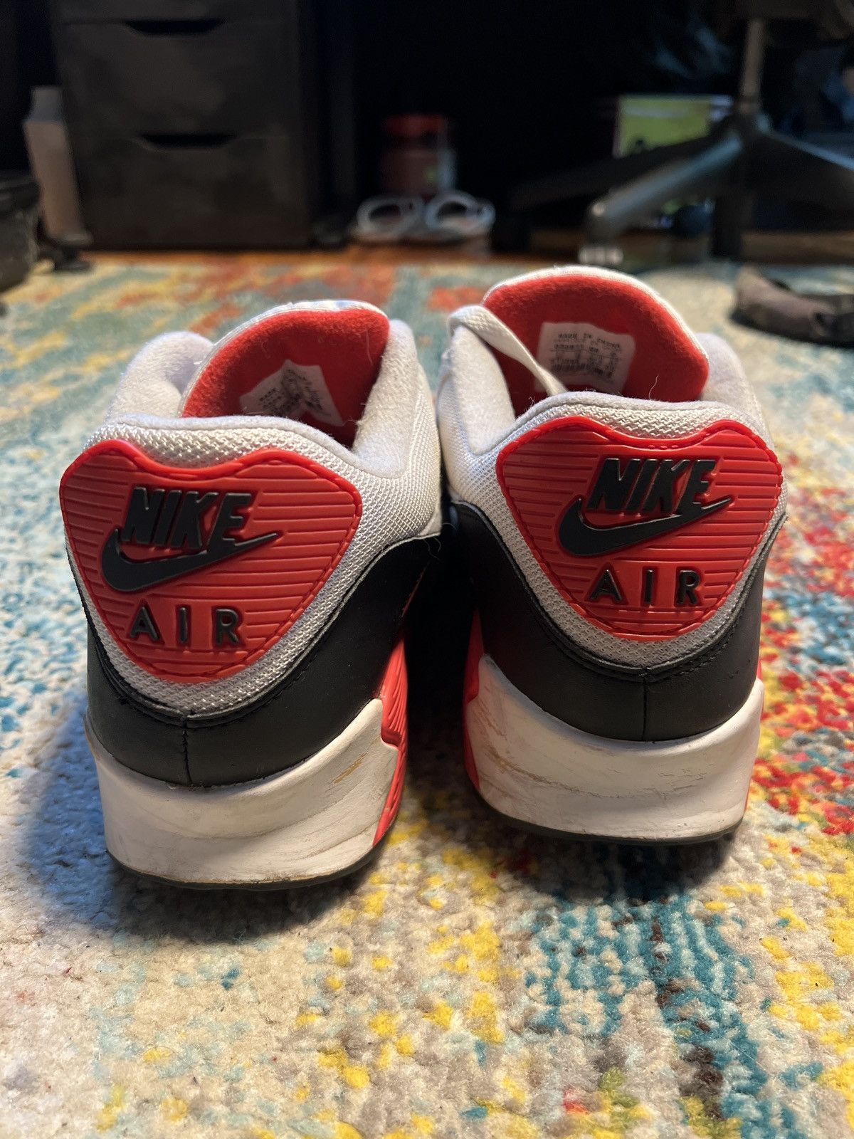 Nike Air max 90 infrared 2005 special edition Size US 13 / EU 46 - 4 Thumbnail