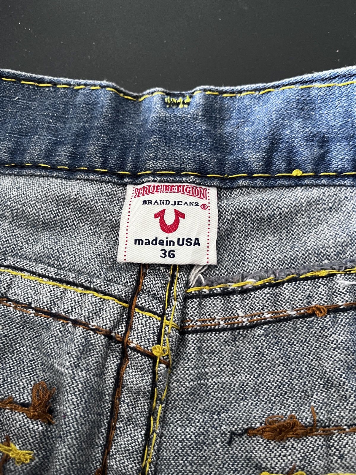 True Religion True Religon Section Joey Row Seat jeans Size US 34 / EU 50 - 9 Thumbnail
