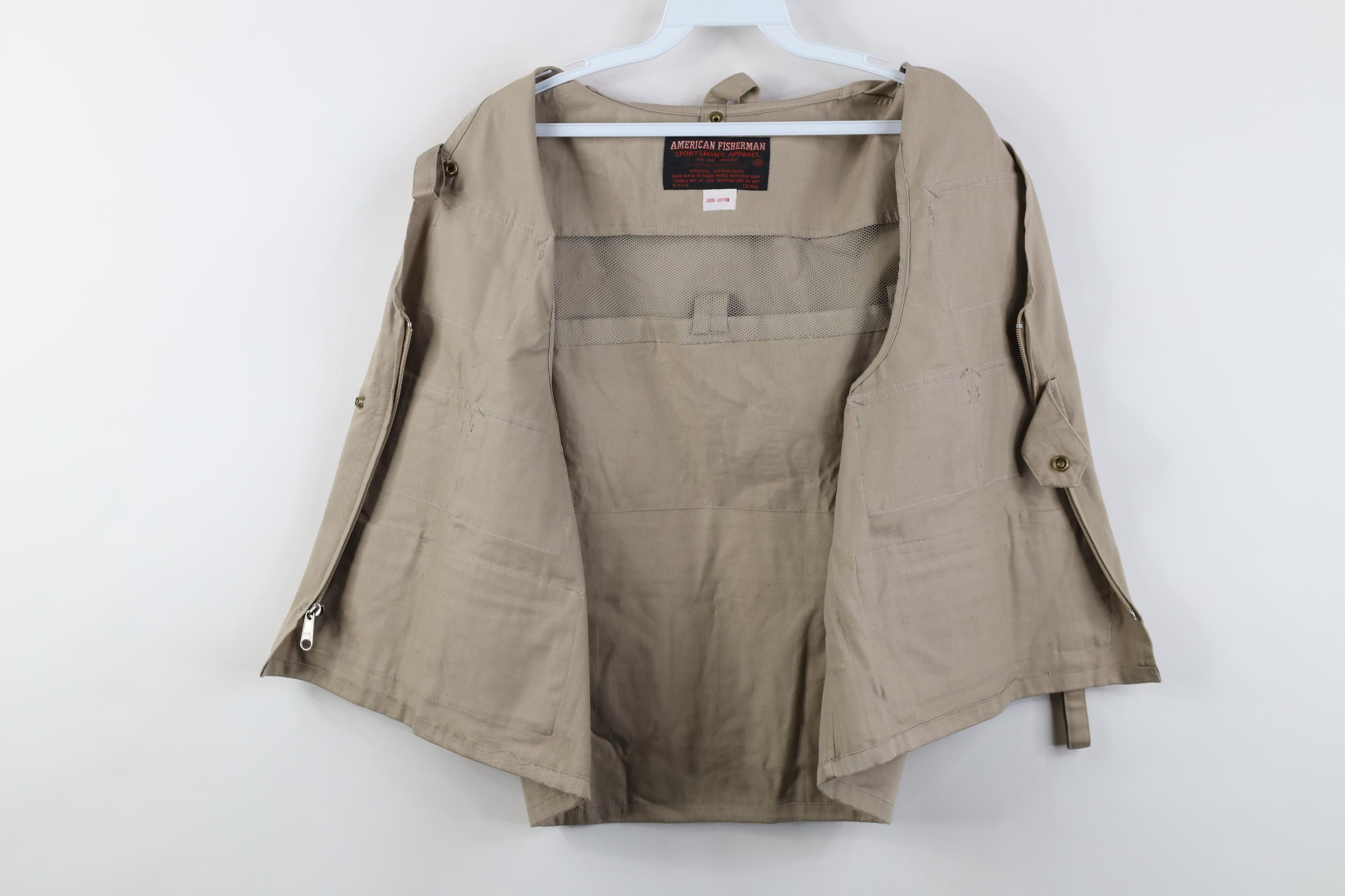 Vintage Vintage 90s Streetwear Fly Fishing Full Zip Vest Jacket Size US S / EU 44-46 / 1 - 12 Thumbnail