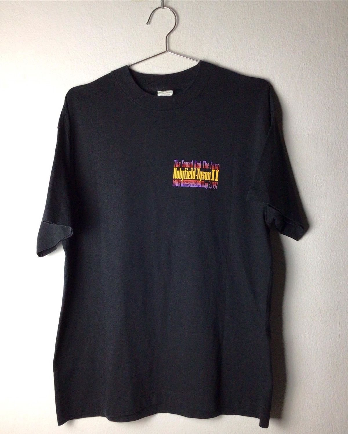Rap Tees × Vintage Tyson VS Holyfield WBA 1997 Size US XL / EU 56 / 4 - 3 Thumbnail