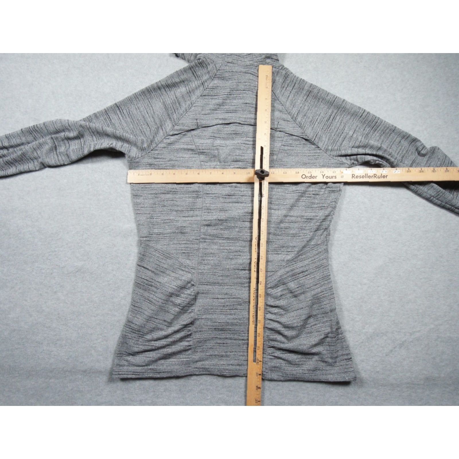 Athleta Athleta Hoodie Womens Medium Gray Half Zip Pullover Activewear Size M / US 6-8 / IT 42-44 - 7 Thumbnail