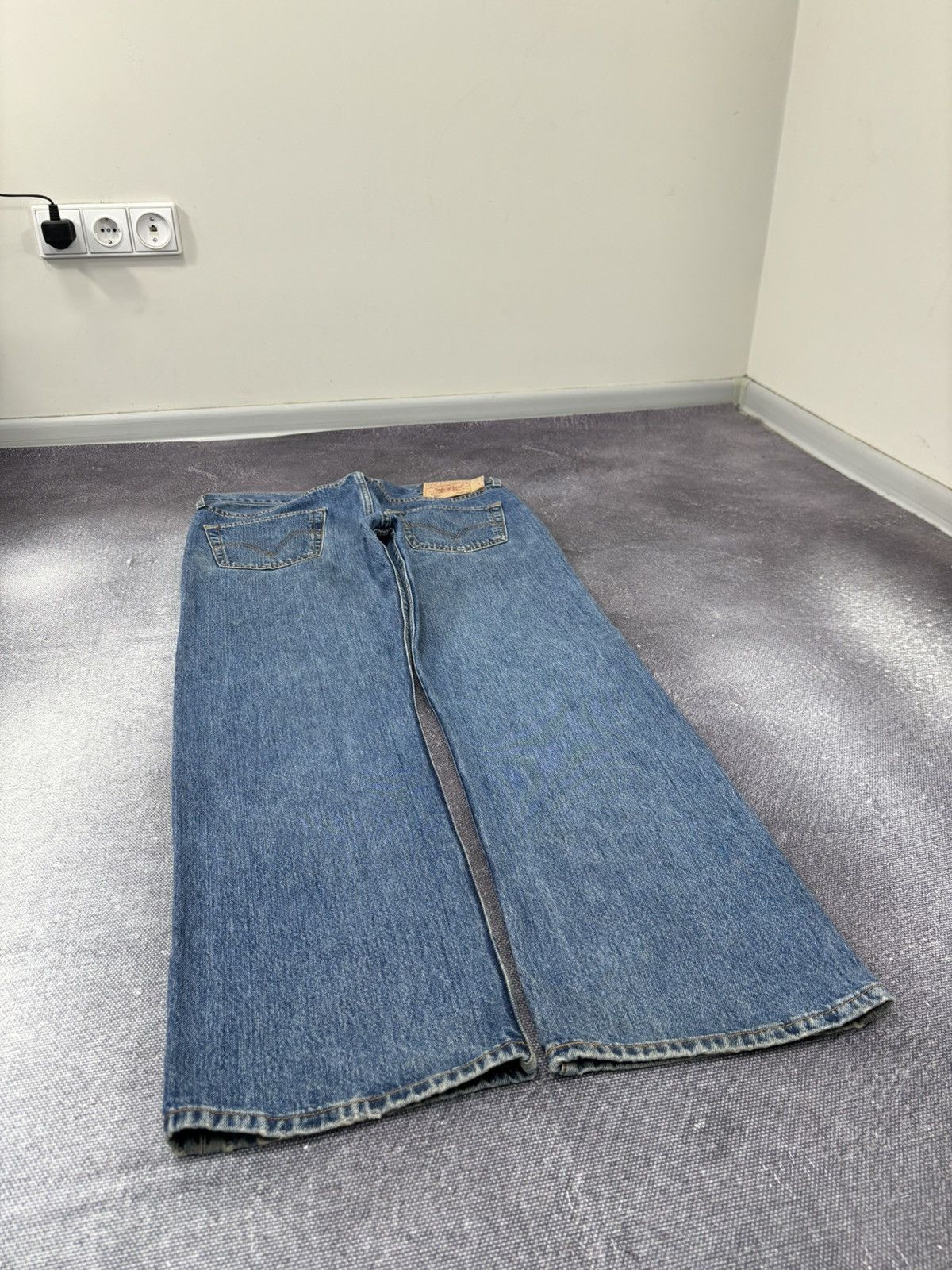Levi's Vintage Levi’s 501 Akira 1/1 Handmade Custom Denim Jeans Size US 36 / EU 52 - 13 Thumbnail