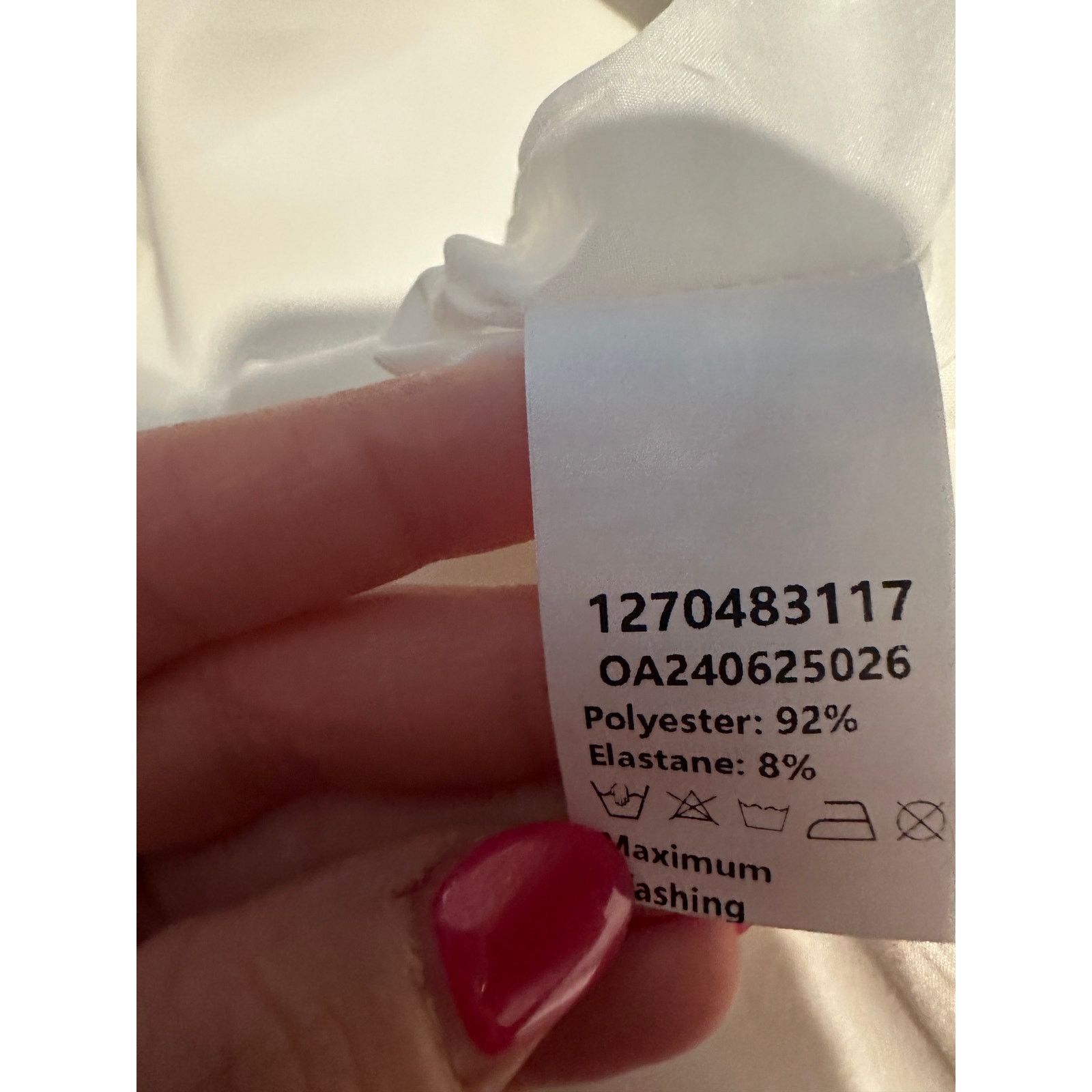 Other Commense White Halter Solid Sleeveless Collarless Mini Dress Size XL / US 12-14 / IT 48-50 - 8 Thumbnail