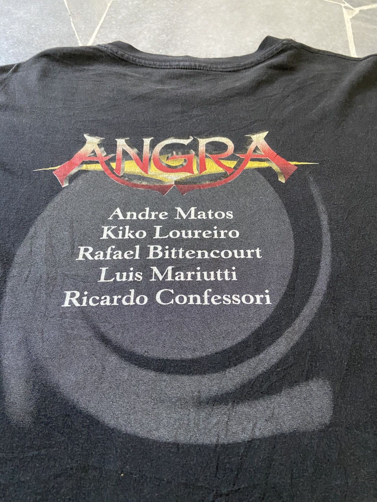 Band Tees Vintage 90s Angra Angels Cry Heavy Metal Band Tour Tee Size US L / EU 52-54 / 3 - 7 Thumbnail