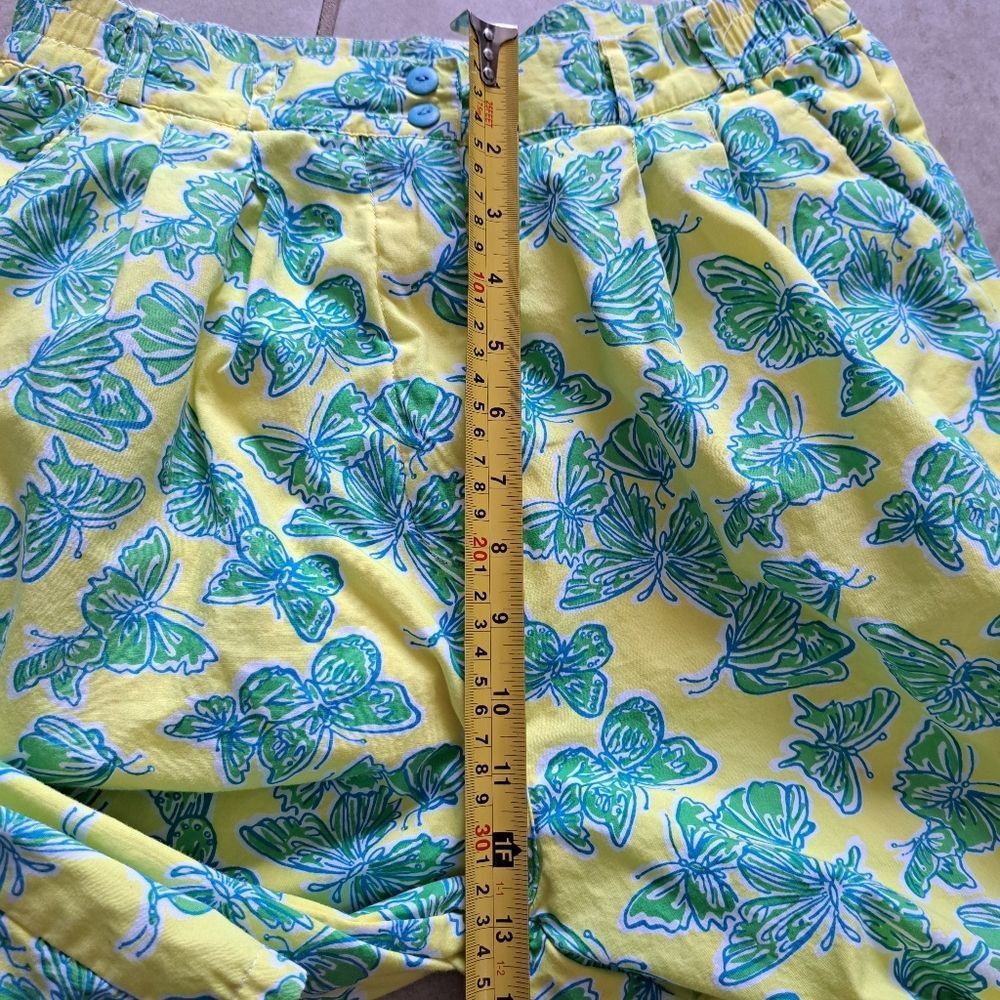 Lilly Pulitzer Vintage Lilly Pulitzer Butterfly Print Cotton High Waist Y2K Size 30" / US 8 / IT 44 - 5 Thumbnail