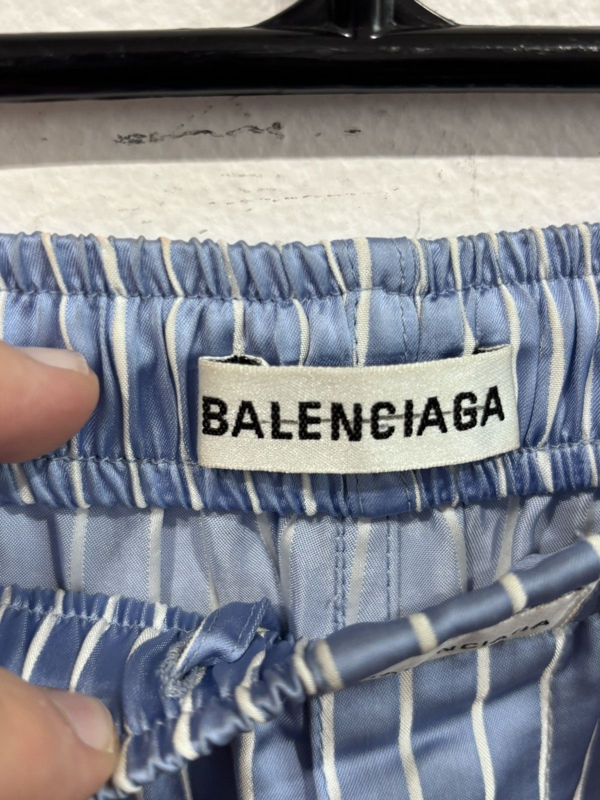 Balenciaga Balenciaga Striped Silk Satin Pants Size US 34 / EU 50 - 5 Thumbnail