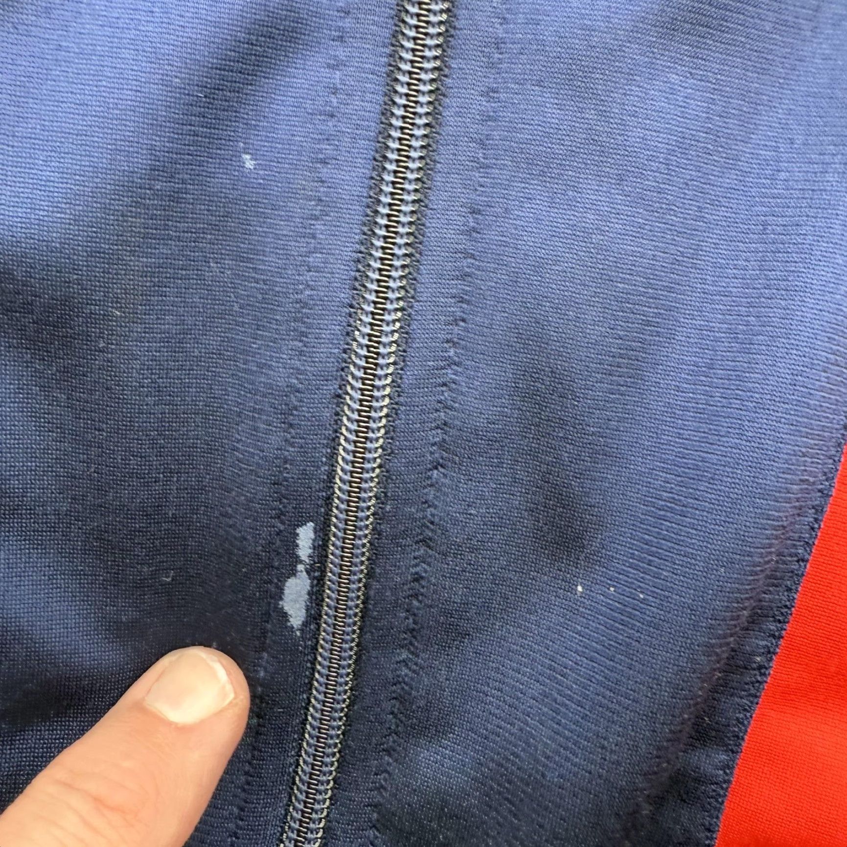 Nike Nike Track Jacket Mens M Navy Blue Red White Colorblock Full Zip Swoosh Size US M / EU 48-50 / 2 - 3 Thumbnail