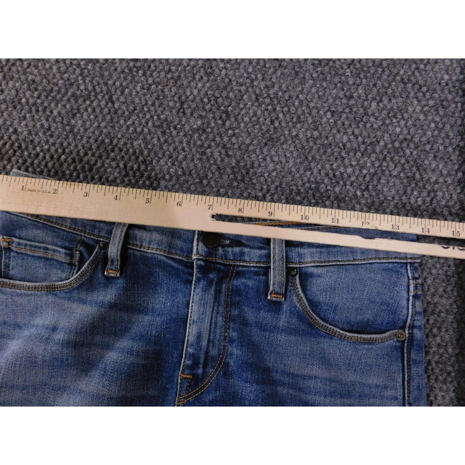 Hudson Hudson Jeans Womens 26 Blue Tally Skinny Stretch Denim Mid Rise Slim Leg Ankle Jeans Womens Size 26" / US 2 / IT 38 - 4 Thumbnail
