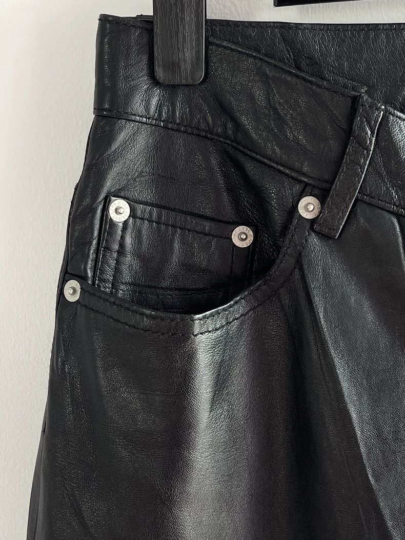 Helmut Lang HELMUT LANG Cowboy leather pants Size US 28 / EU 44 - 4 Thumbnail