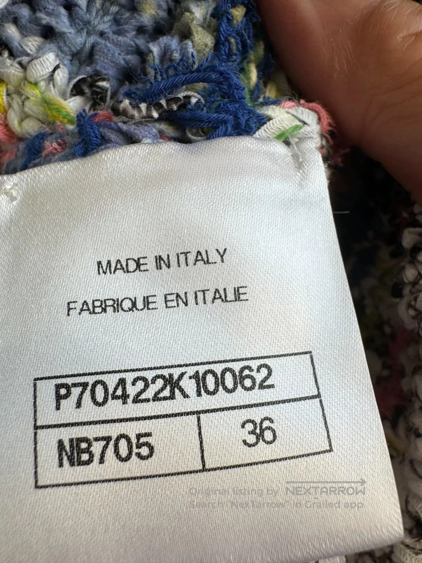 Chanel Chanel 21P Rainbow Stripe Knit Cardigan. Size XXS / US 00 / IT 34 - 7 Thumbnail